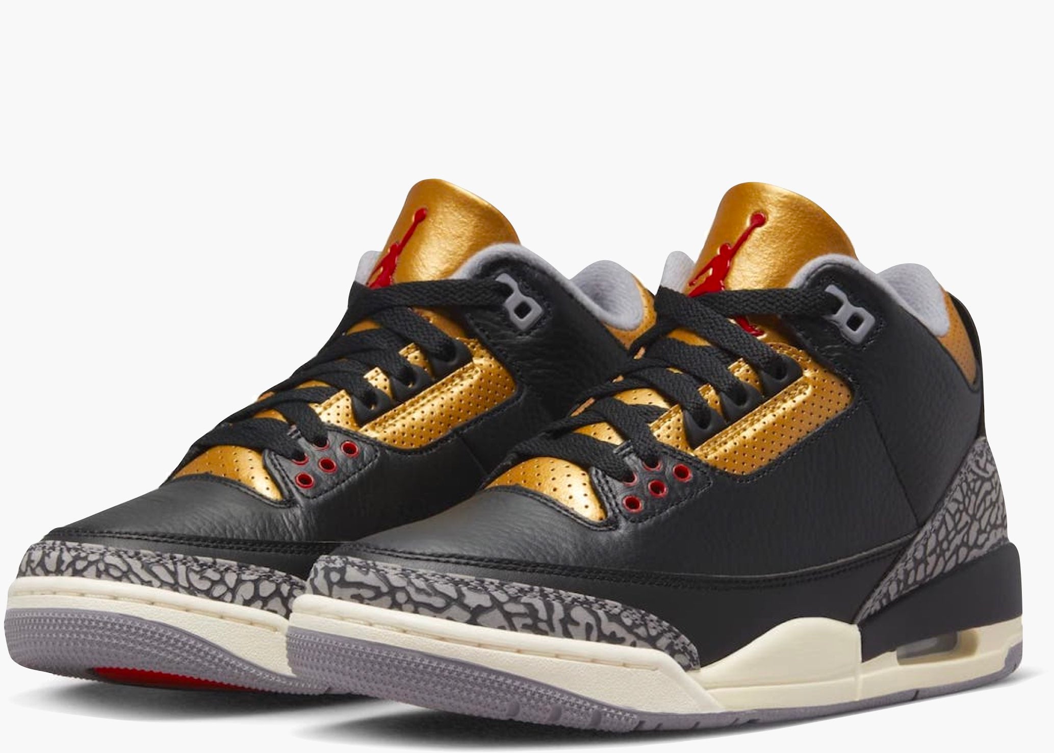 Jordan 3 Retro Black Cement Gold (W) Hype Clothinga Limited Edition