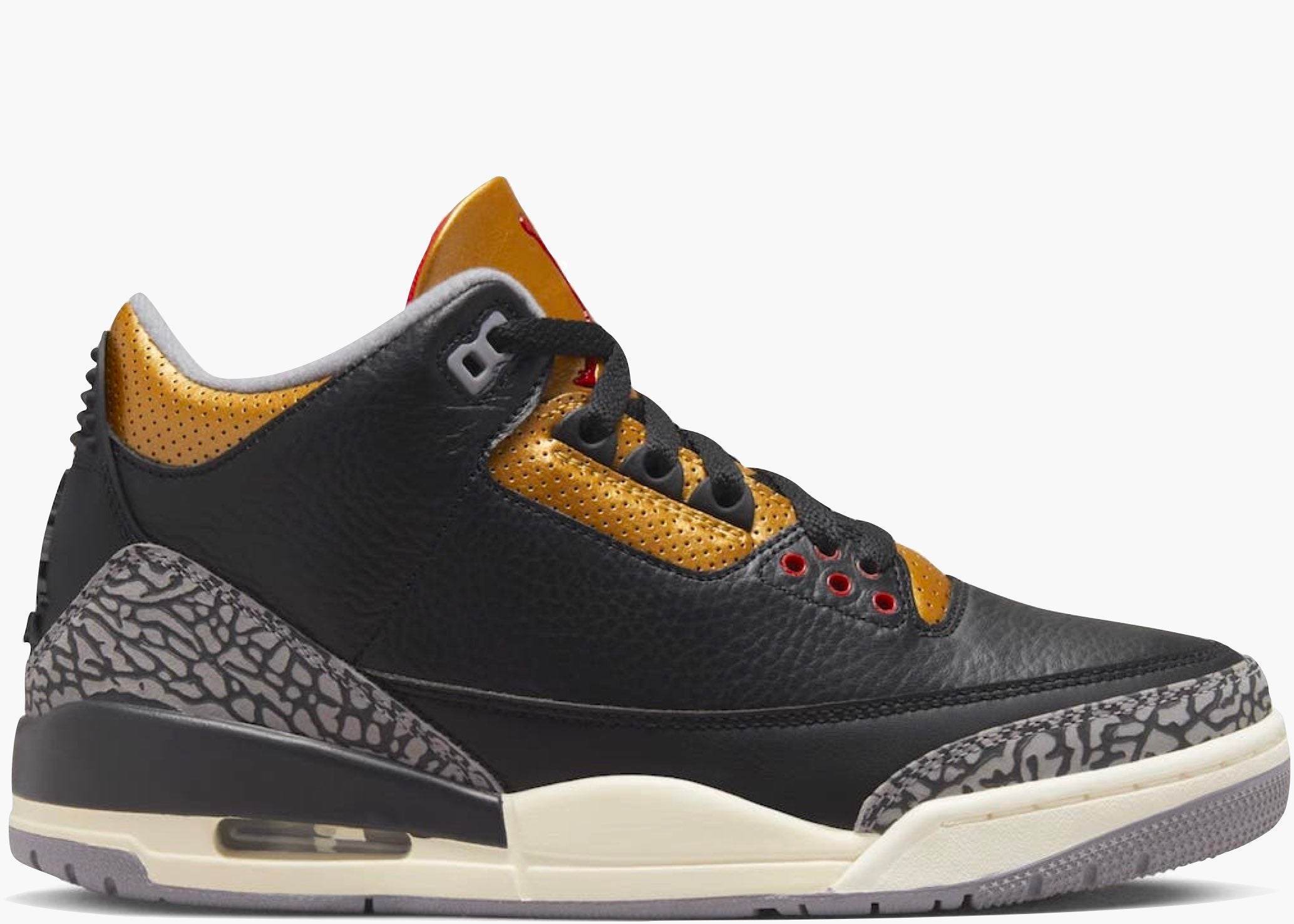 Jordan 3 Retro Black Cement Gold (W) Hype Clothinga Limited Edition