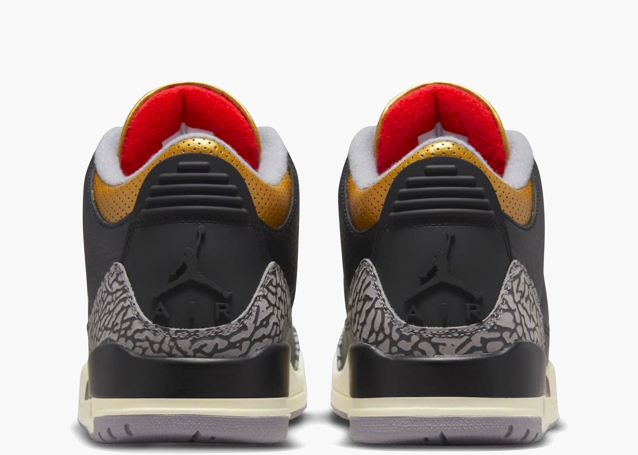 Jordan 3 Retro Black Cement Gold (W) Hype Clothinga Limited Edition