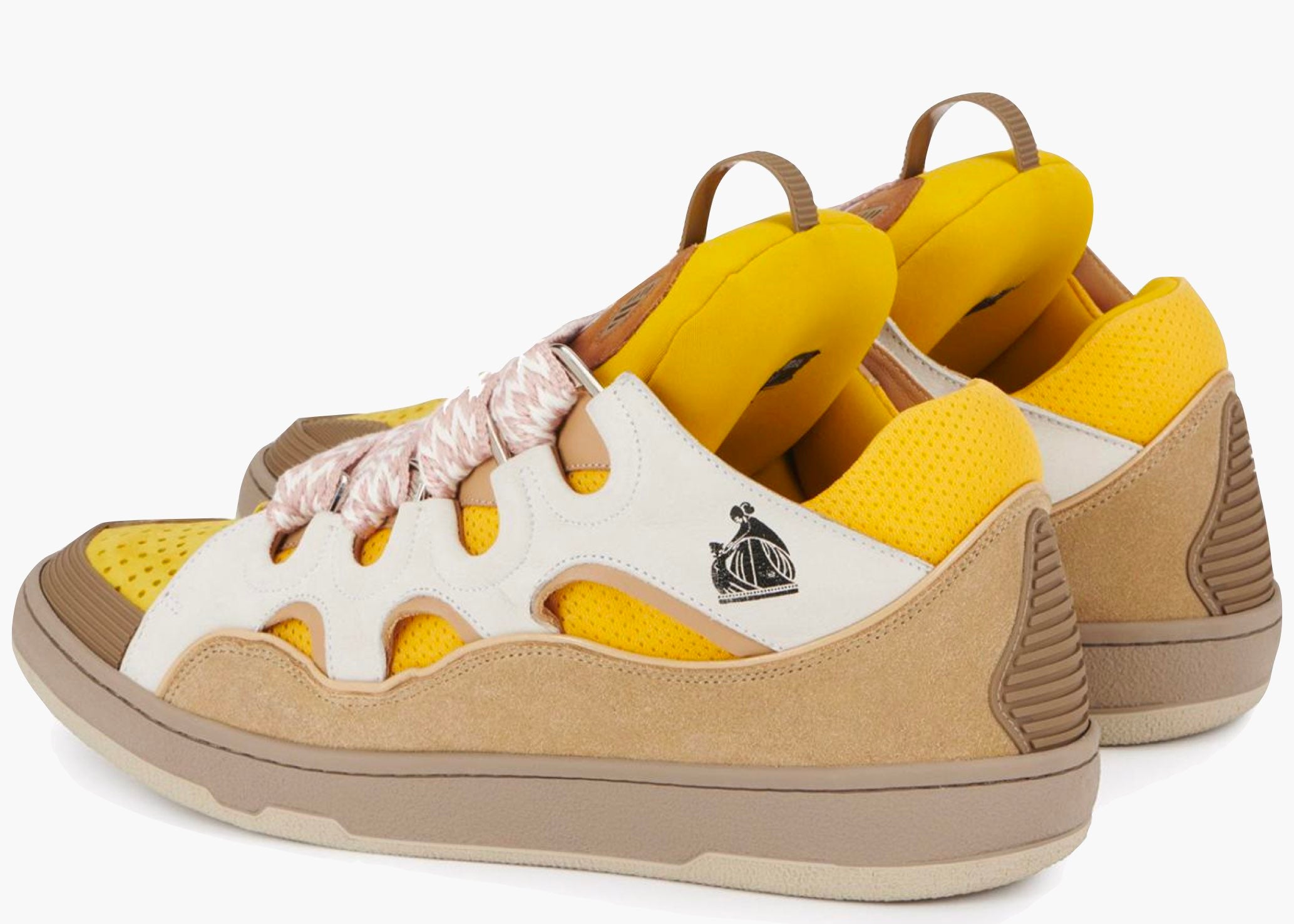 Lanvin Leather Curb Beige Yellow Hype clothinga Limited Edition