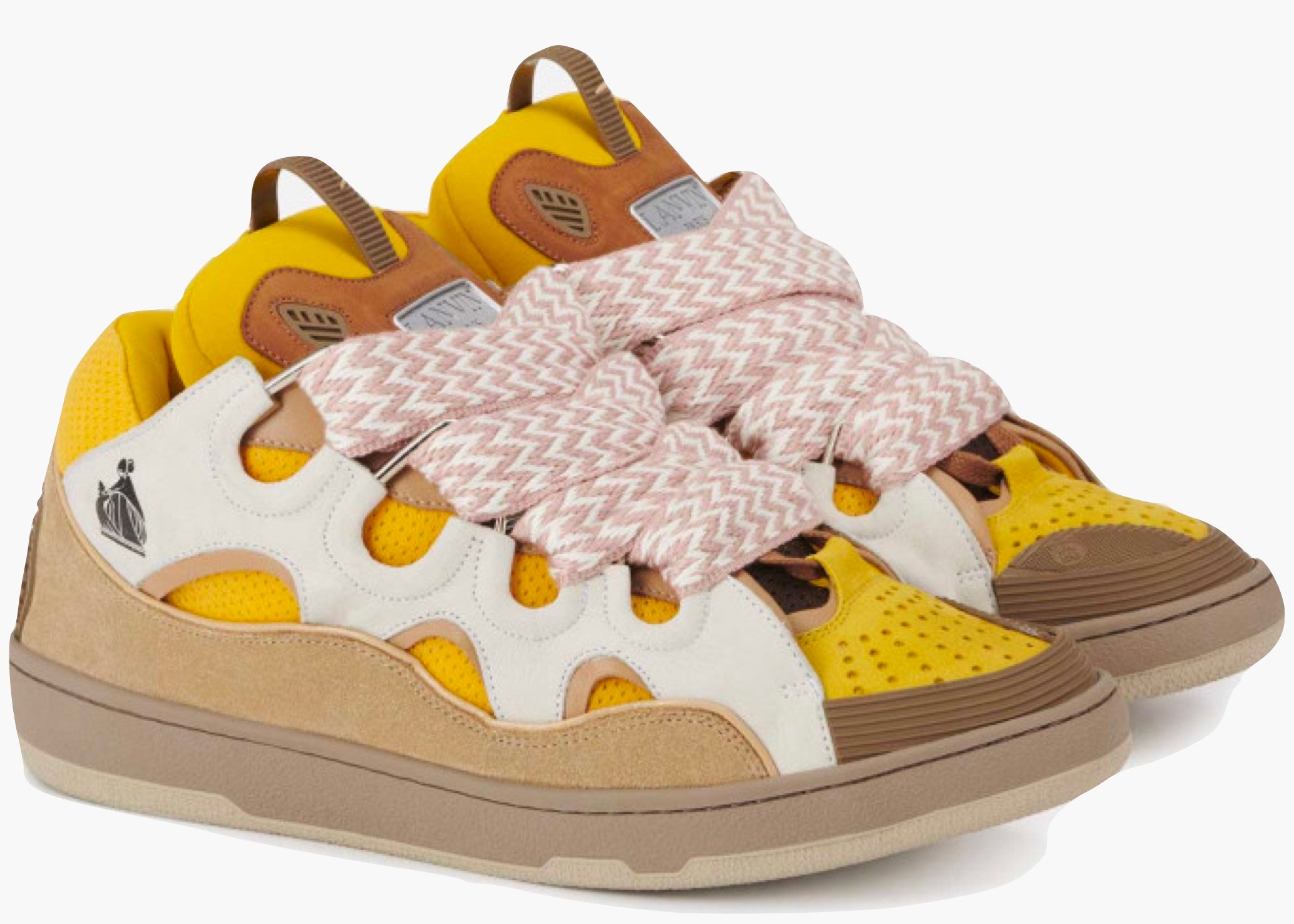 Lanvin Leather Curb Beige Yellow Hype clothinga Limited Edition