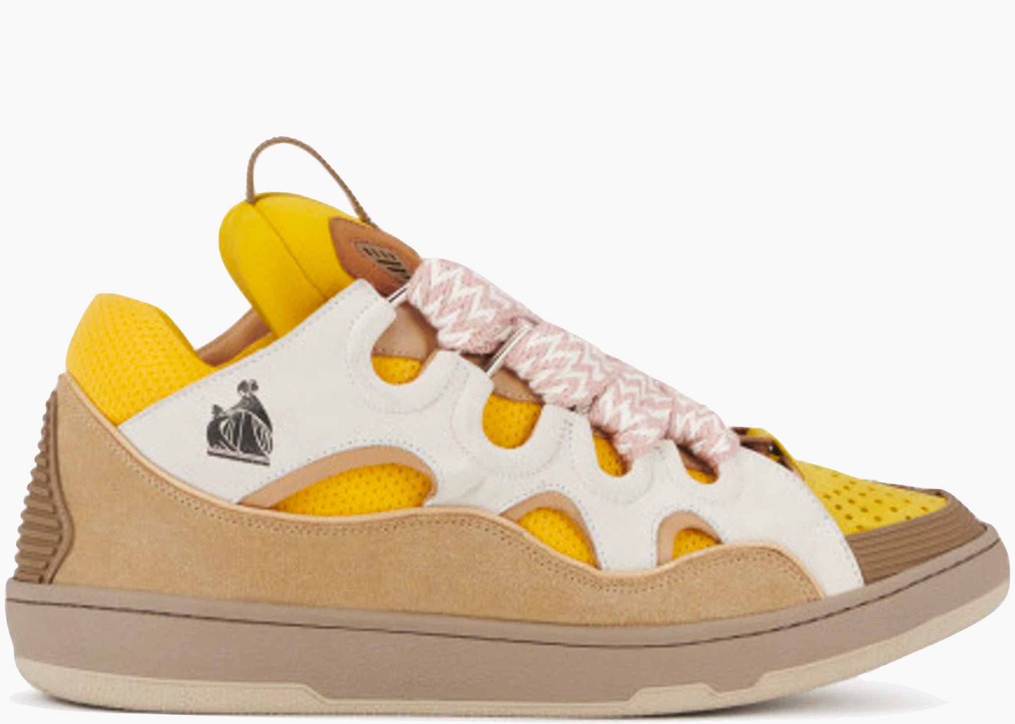 Lanvin Leather Curb Beige Yellow Hype clothinga Limited Edition