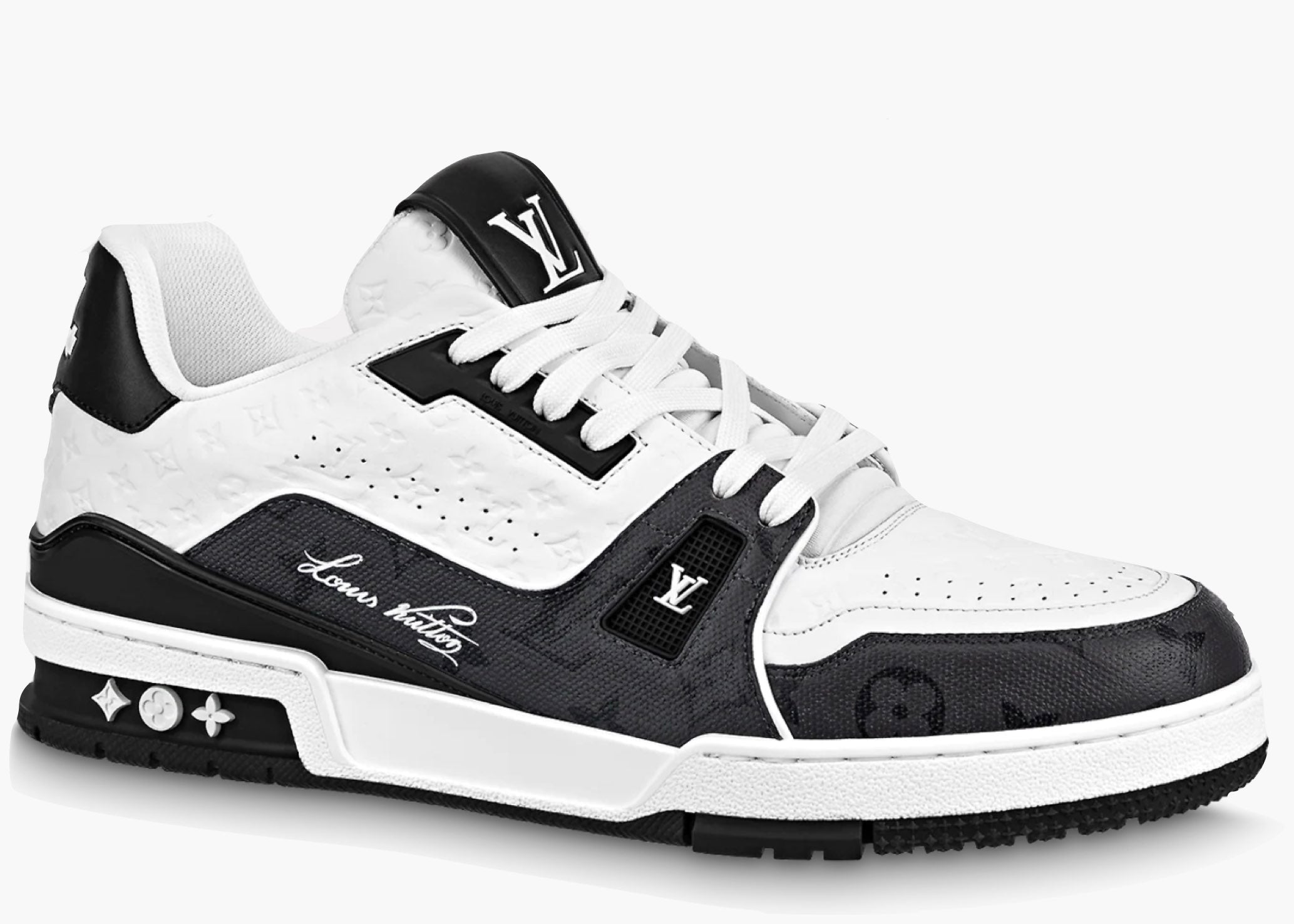Louis Vuitton LV Trainer #54 Black White 1AANEG Hype Clothinga Limited Edition