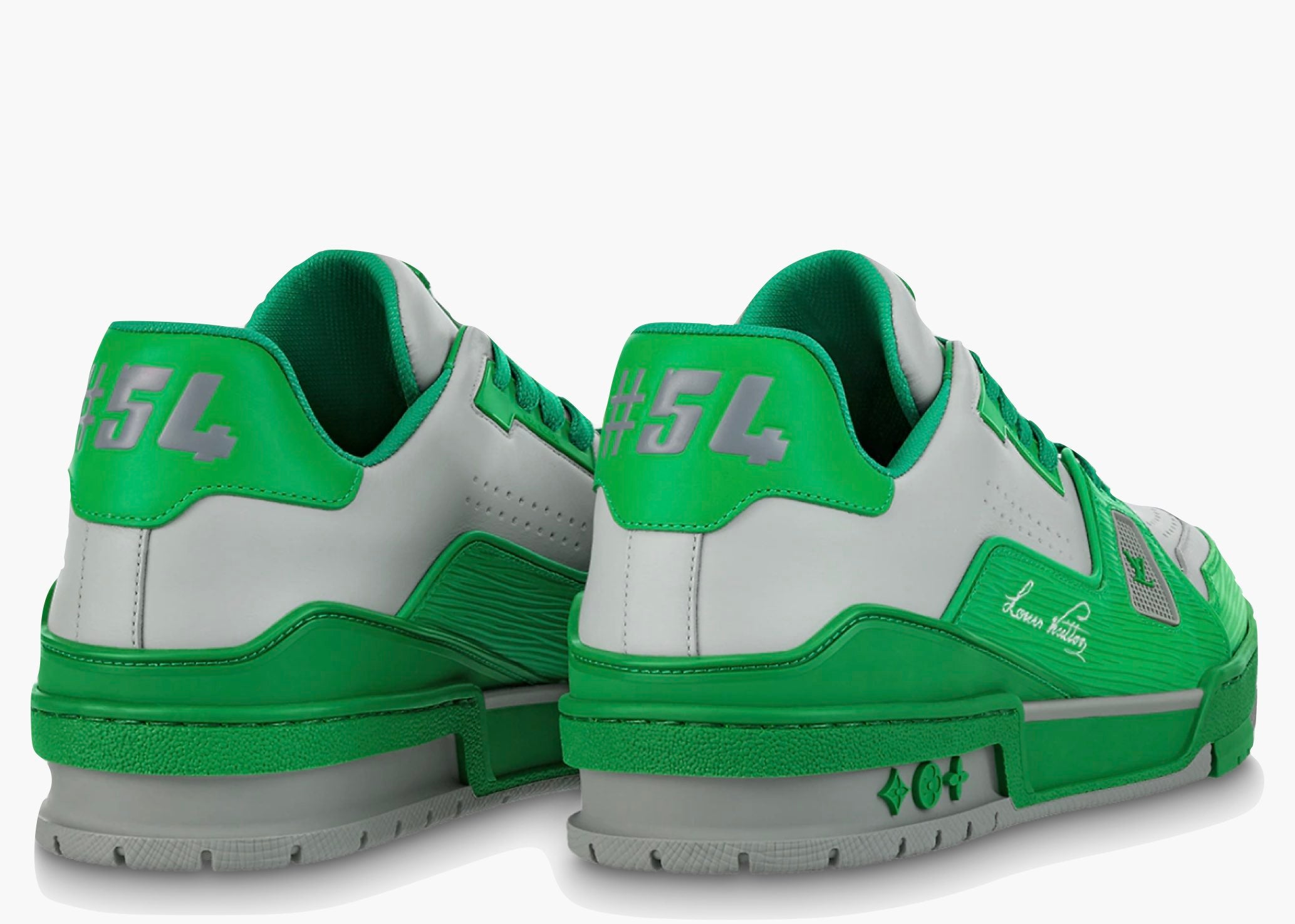 Louis Vuitton LV Trainer #54 Green Grey 1AA6VB Hype Clothinga Limited Edition