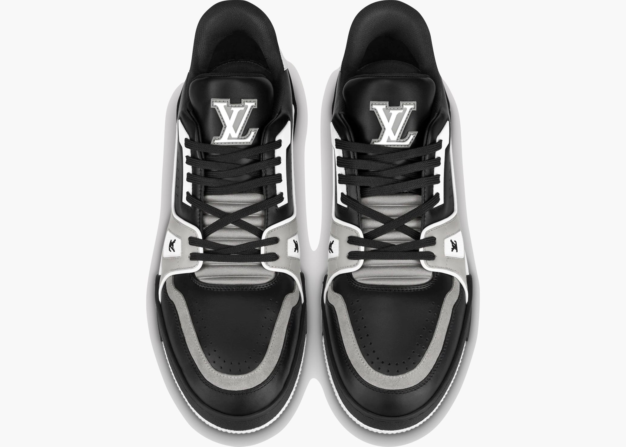 Louis Vuitton LV Trainer Black Grey White 1AAHS3 Hype Clothinga Limited Edition