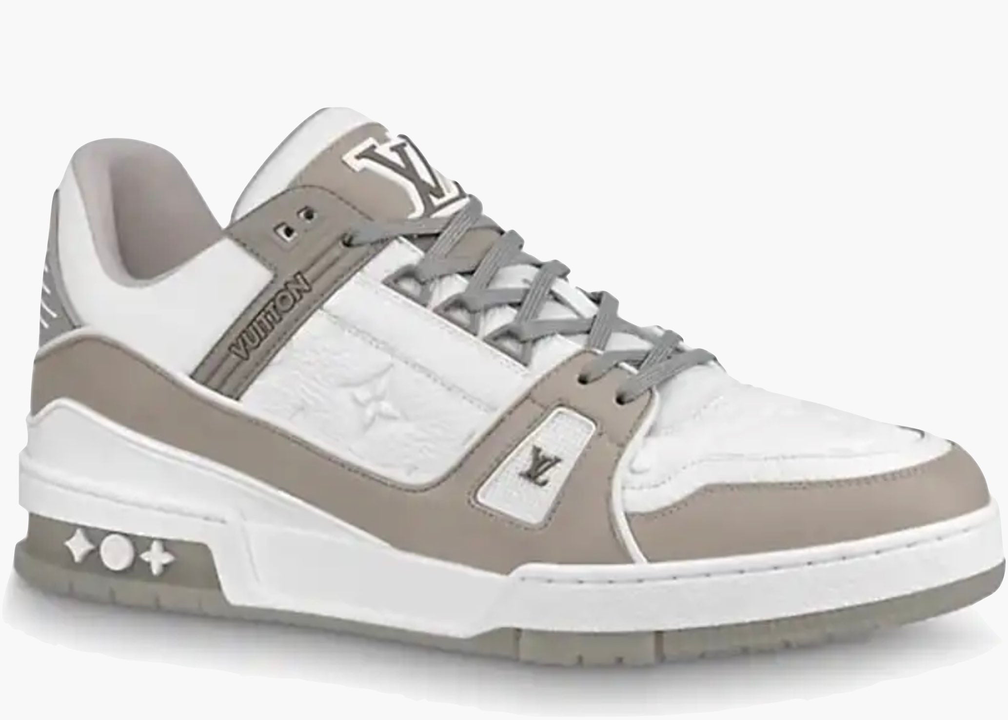 Louis Vuitton LV Trainer Grey White 1A8KBA Hype Clothinga Limited Edition