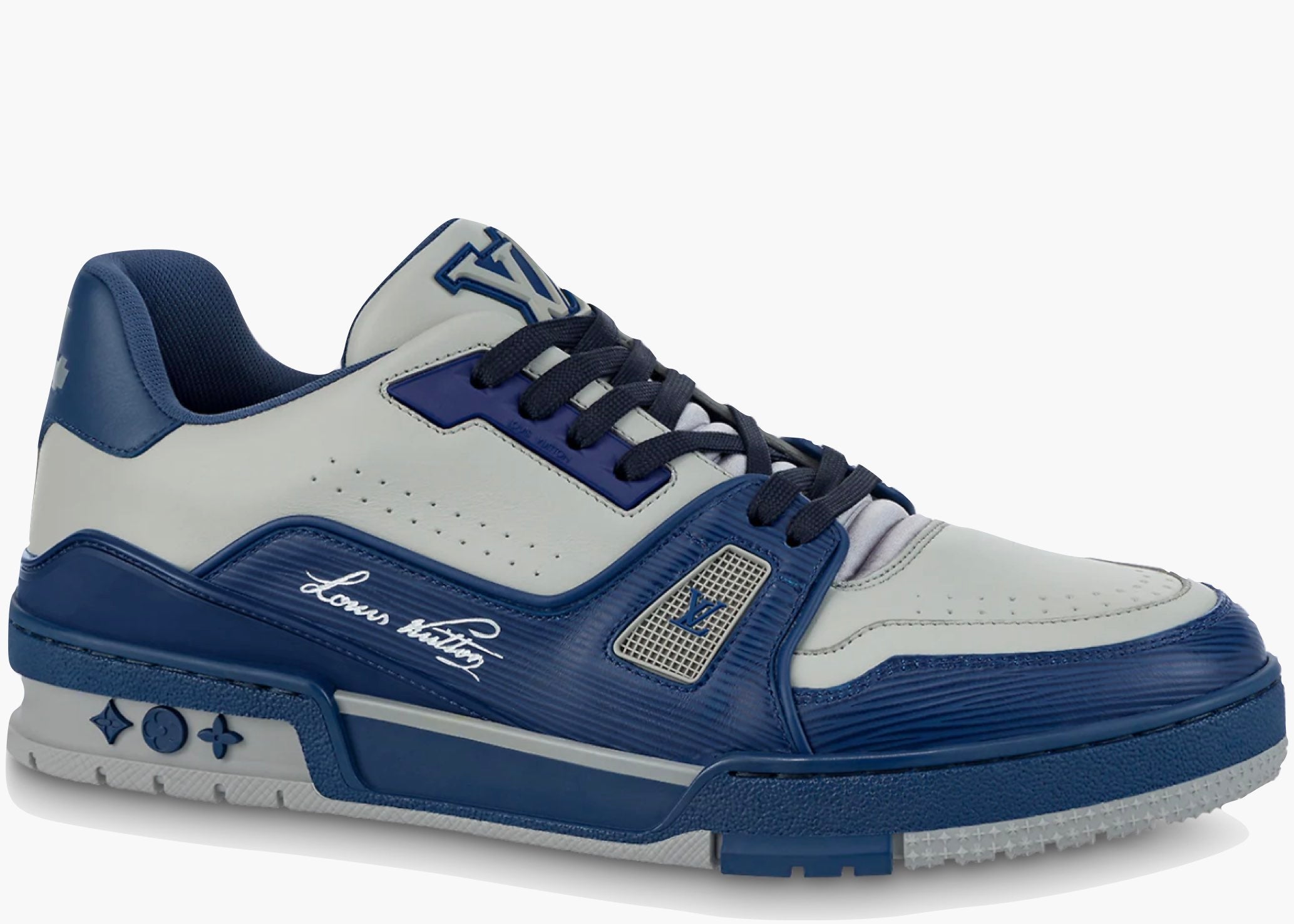 Louis Vuitton LV Trainer Marine Grey 1AA6UZ Hype Clothinga Limited Edition