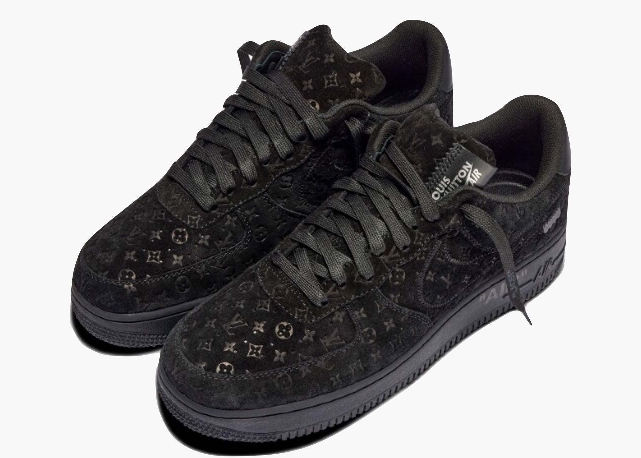 Louis Vuitton Nike Air Force 1 Low By Virgil Abloh Black Hype Clothinga Limited Edition