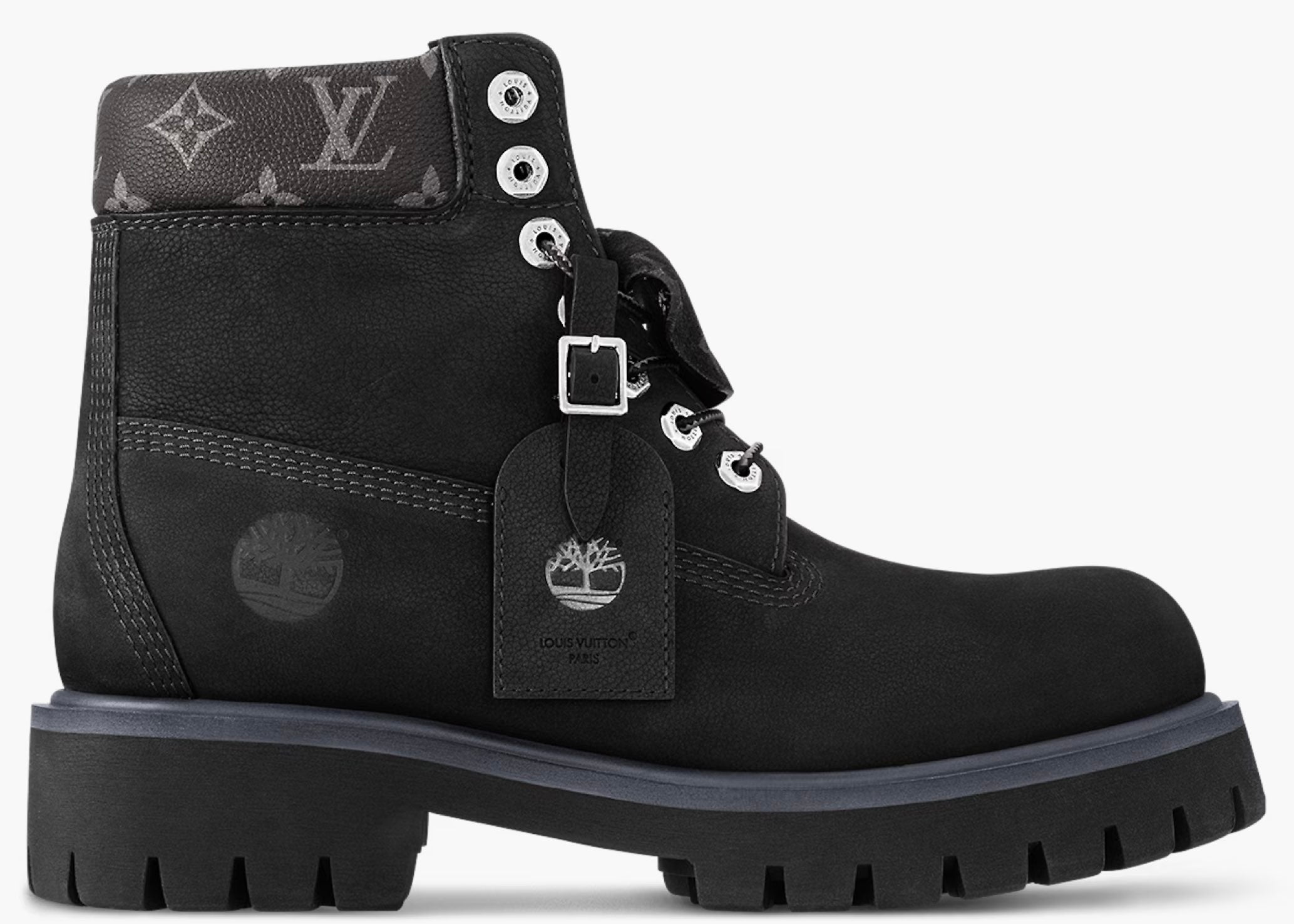 Louis Vuitton Timberland 6" Ankle Boot Black 1AD75A Hype Clothinga Limited Edition