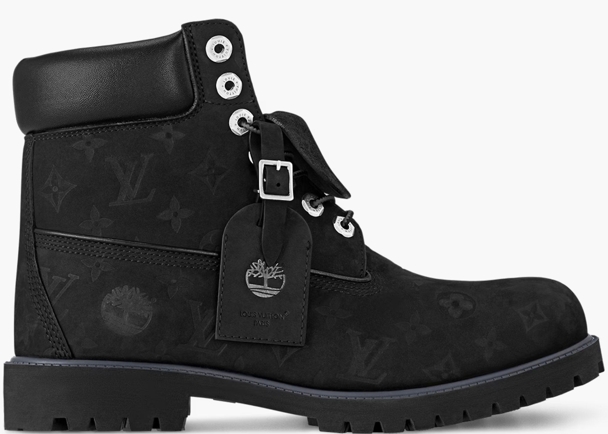 Louis Vuitton Timberland 6" Ankle Boot Black Monogram 1AD73H Hype Clothinga Limited Edition
