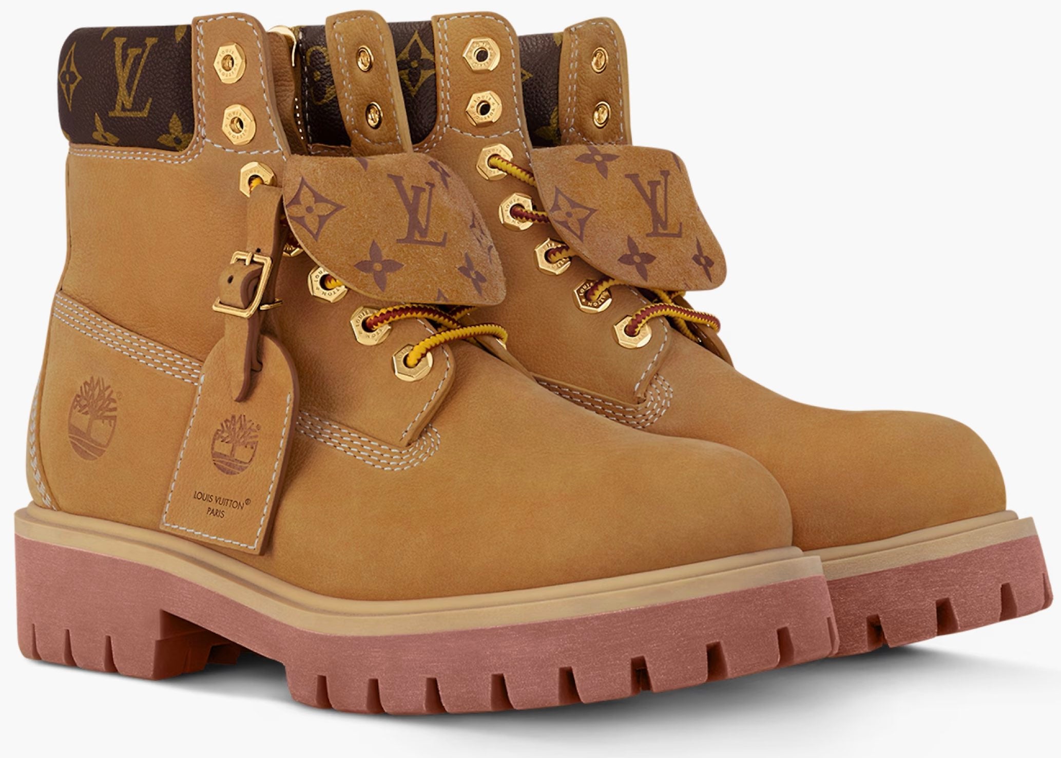 Louis Vuitton Timberland 6" Ankle Boot Wheat 1AD751 Hype Clothinga Limited Edition