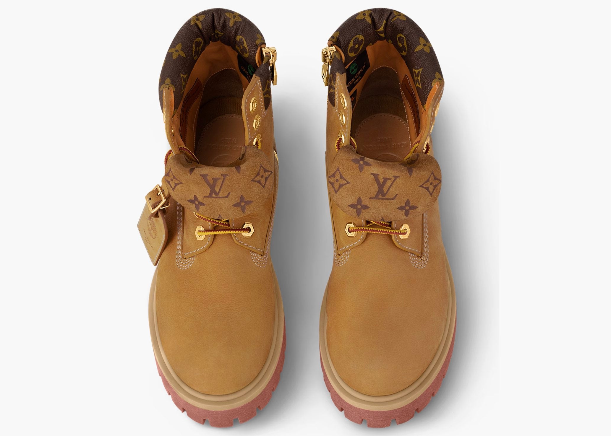 Louis Vuitton Timberland 6" Ankle Boot Wheat 1AD751 Hype Clothinga Limited Edition
