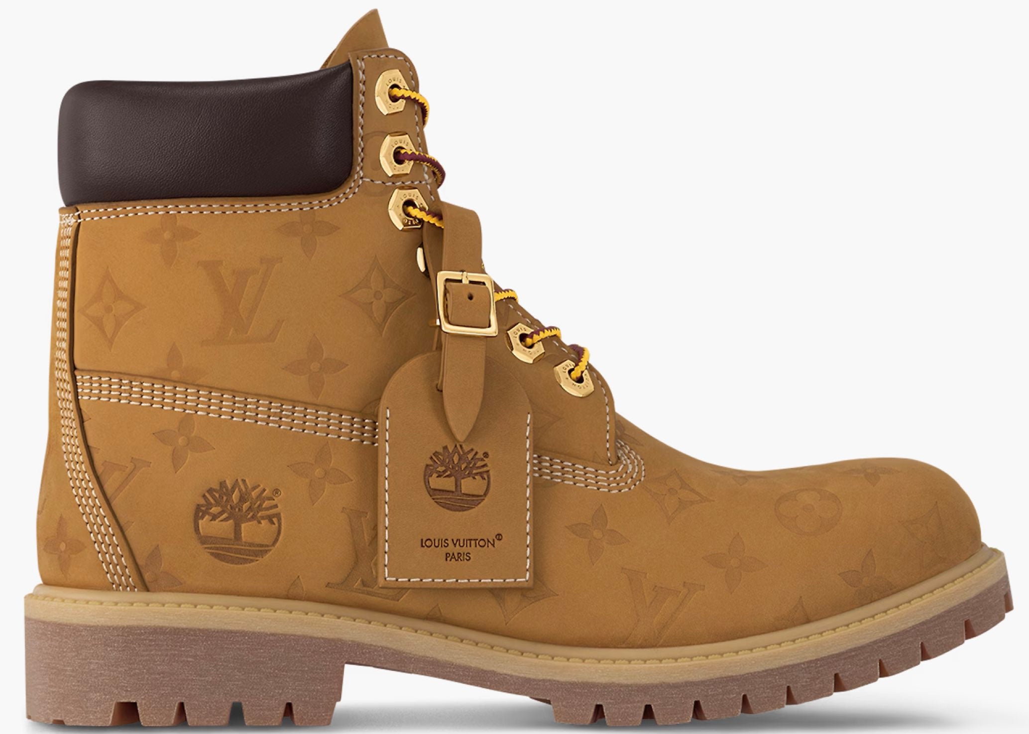 Louis Vuitton Timberland 6" Ankle Boot Wheat Monogram 1AD72X Hype Clothinga Limited Edition