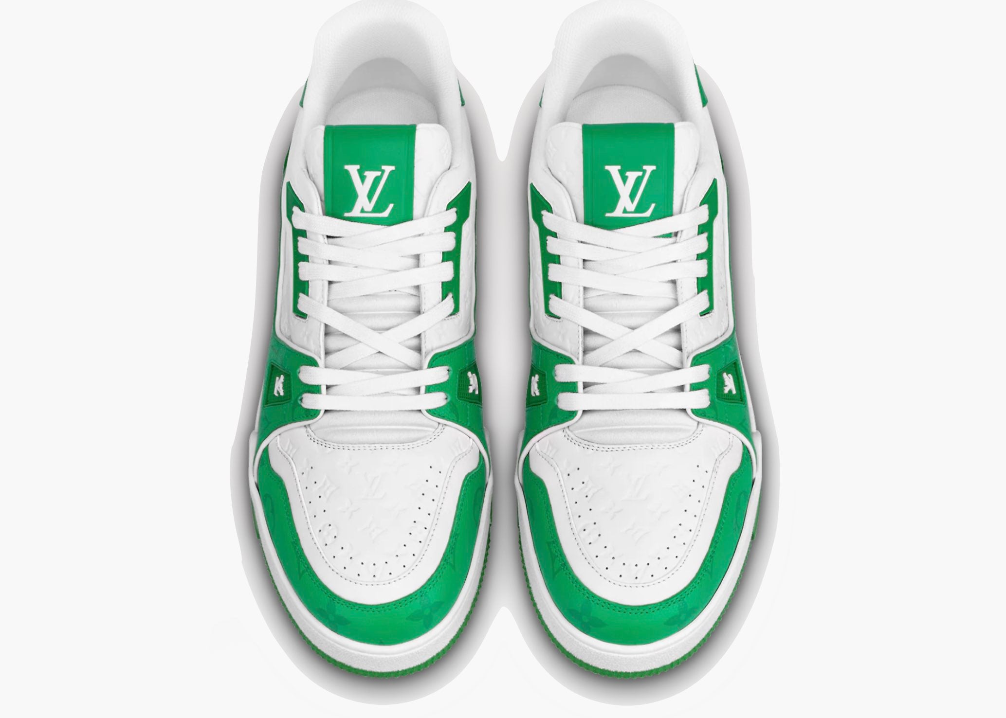 Louis Vuitton Trainer #54 Signature Green White 1AANG3 Hype Clothinga Limited Edition