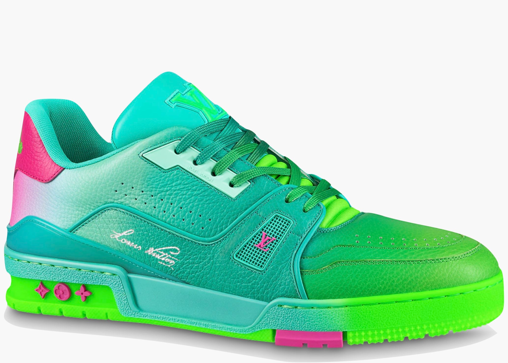 Louis Vuitton Trainer Green Ombre 1A9TRU Hype Clothinga Limited Edition