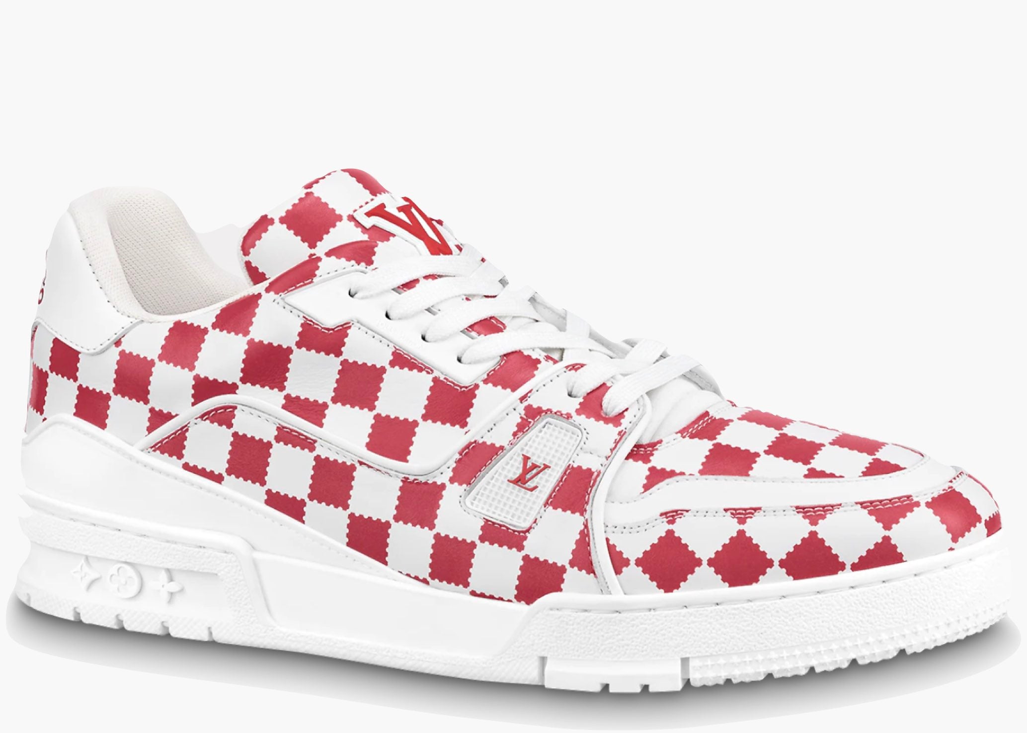 Louis Vuitton Trainer Red White Damier 1A9J87 Hype Clothinga Limited Edition