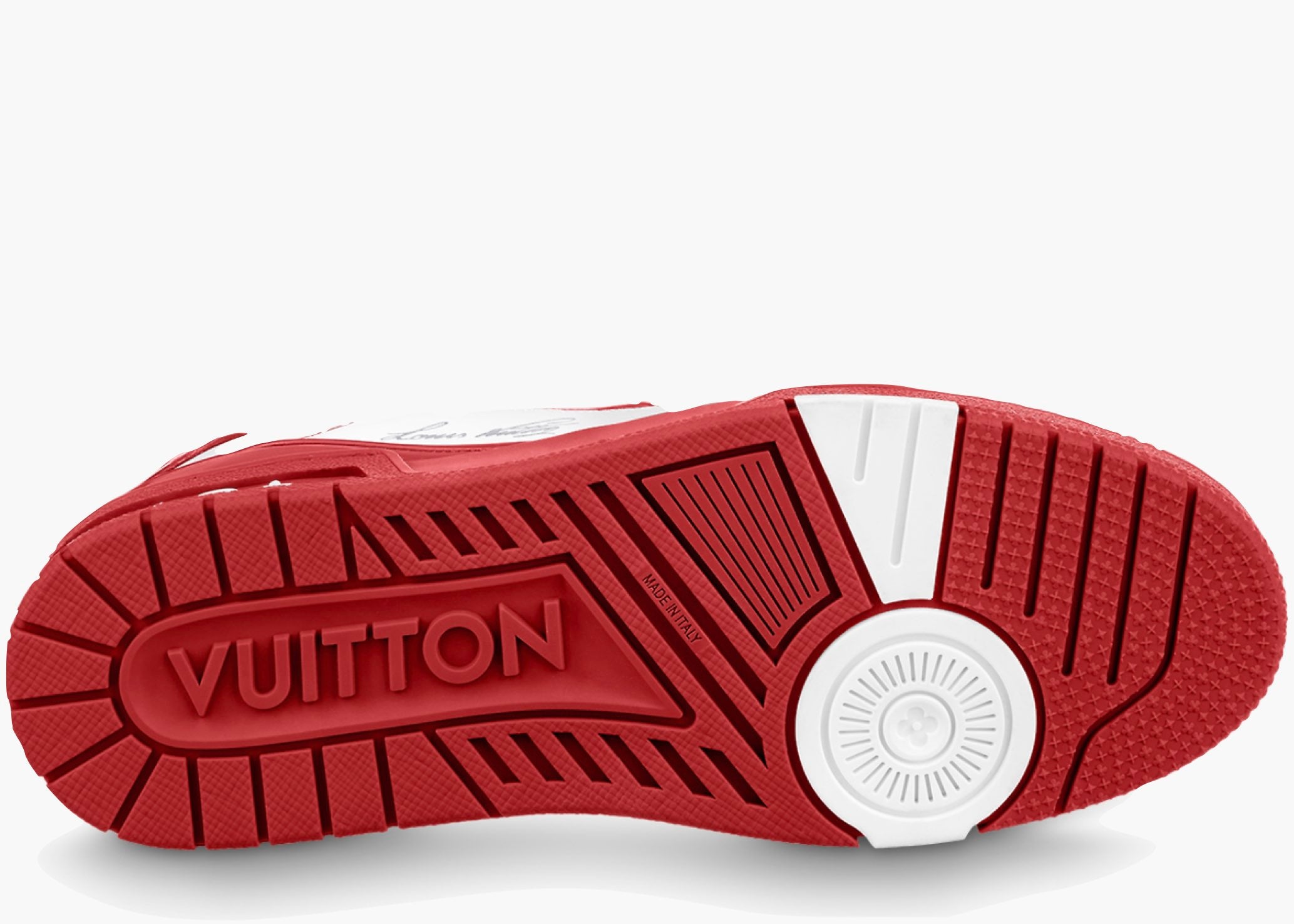 Louis Vuitton Trainer White Red Signature 1A8SKD Hype Clothinga Limited Edition