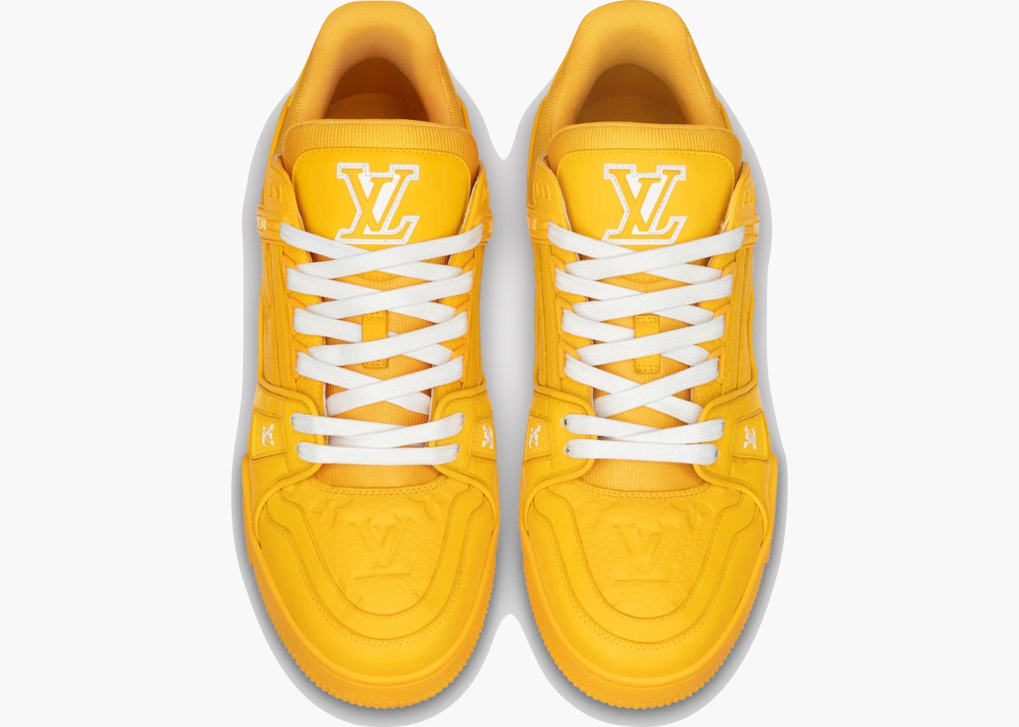 Louis Vuitton Trainer Yellow Embossed Monogram 1AARG2 Hype Clothinga Limited Edition