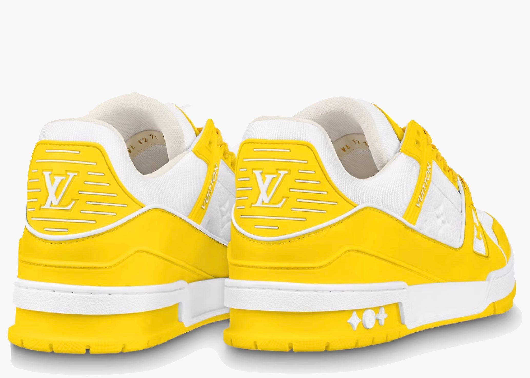 Louis Vuitton Trainer Yellow White Monogram 1AA6XL Hype Clothinga Limited Edition
