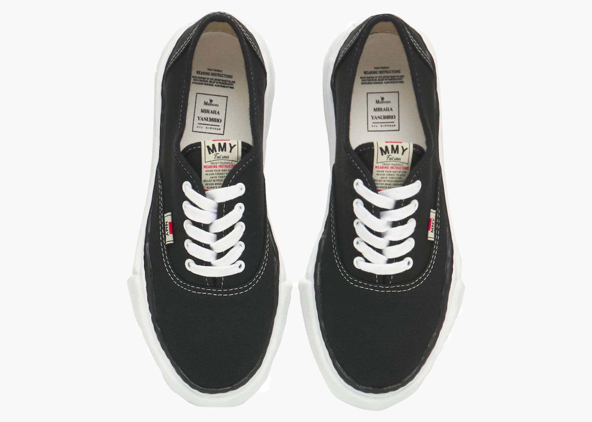 Mihara Yasuhiro Baker OG Sole Canvas Low Black A02FW704 Hype nClothinga Limited Edition