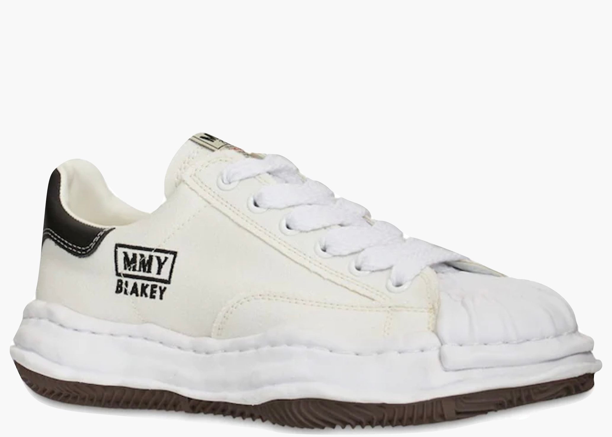 Mihara Yasuhiro Blakey OG Sole Canvas Low White A08FW735W Hype Clothinga Limited Edition