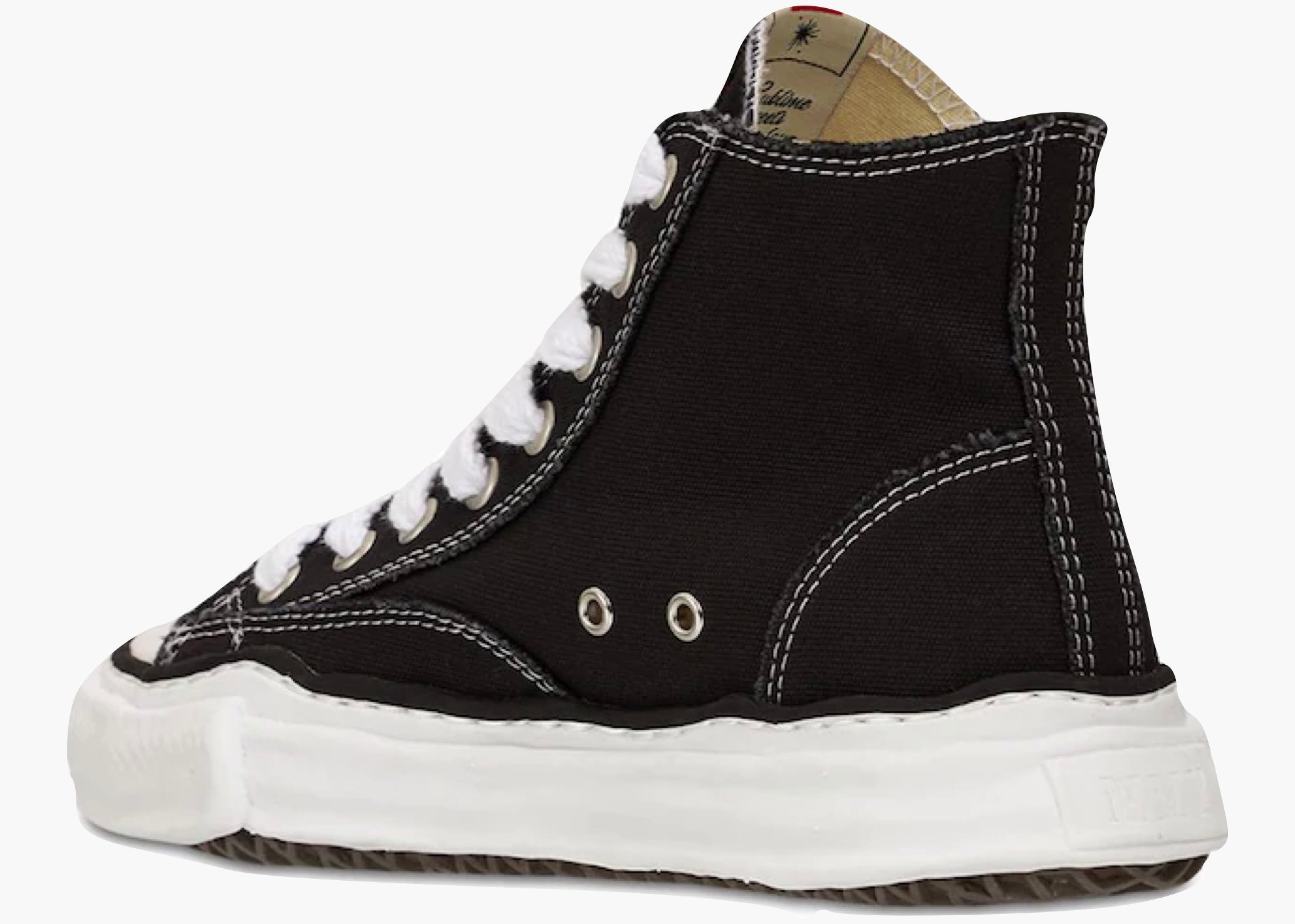 Mihara Yasuhiro Peterson OG Sole Canvas High Black A01FW701 Hype Clothinga Limited Edition