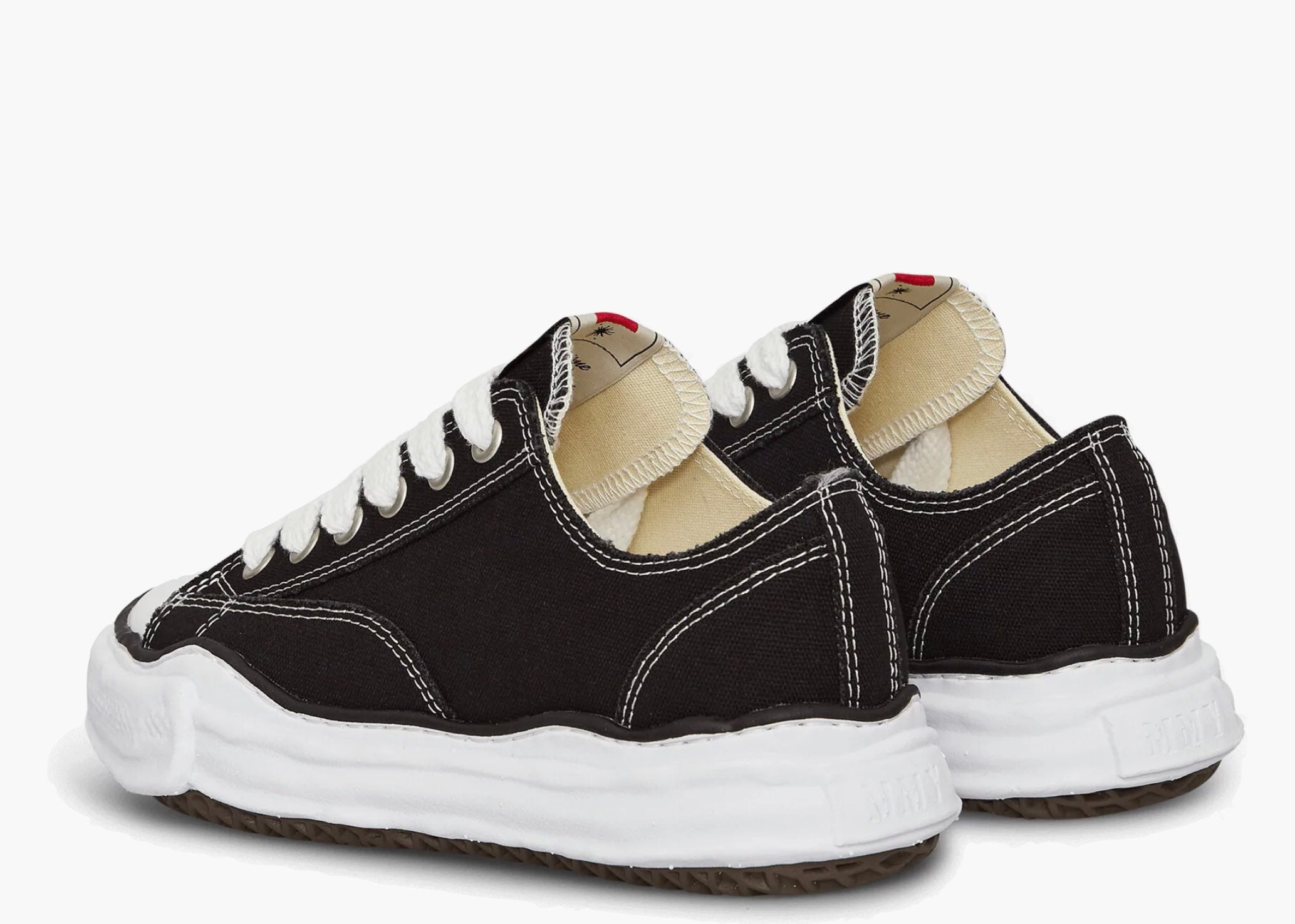 Mihara Yasuhiro Peterson OG Sole Canvas Low Black A01FW702 Hype Clothinga Limited Edition