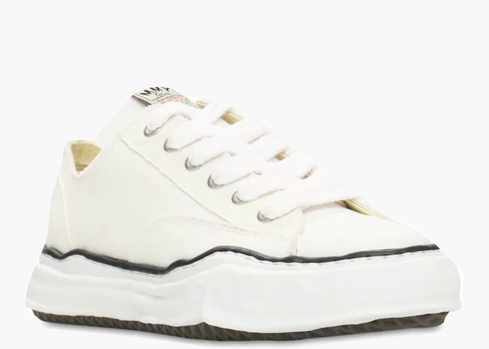 Mihara Yasuhiro Peterson OG Sole Canvas Low White A01FW702W Hype Clothinga Limited Edition