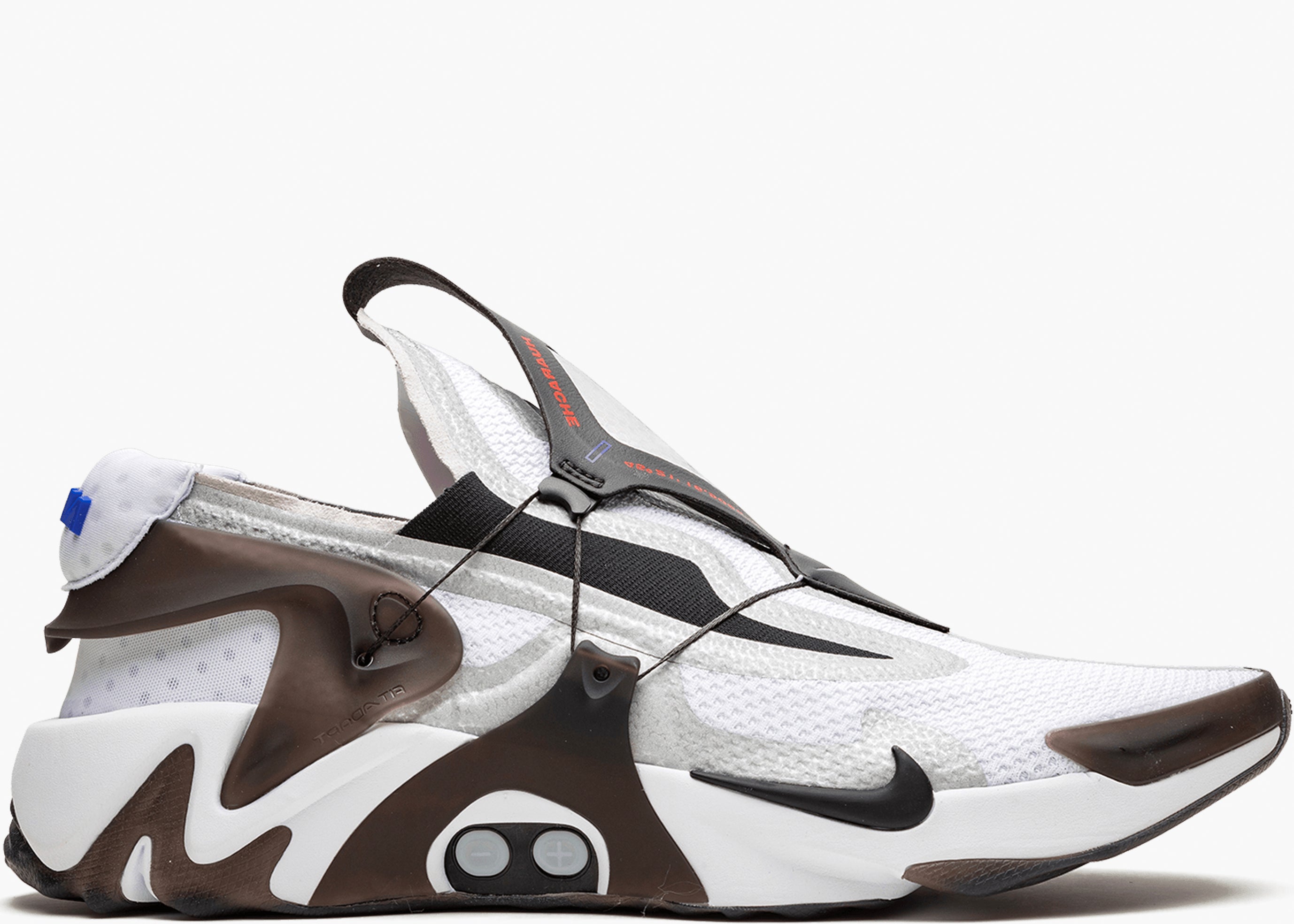NIKE ADAPT HUARACHE WHITE BLACK BV6397-110 HYPE CLOTHINGA LIMITED EDITION