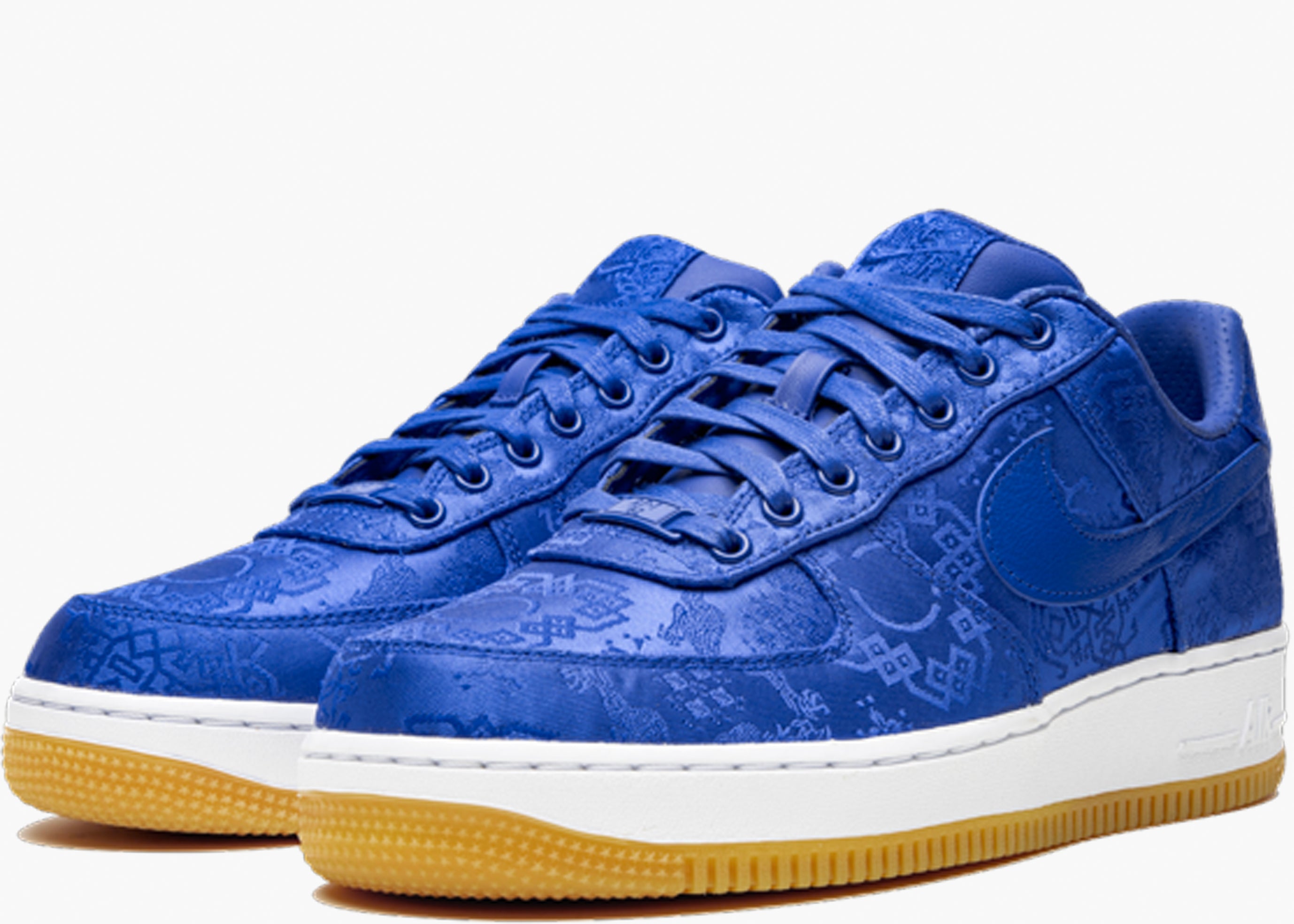 NIKE AIR FORCE 1 LOW X CLOT BLUE SILK CJ5290-400 HYPE CLOTHINGA LIMITED EDITION