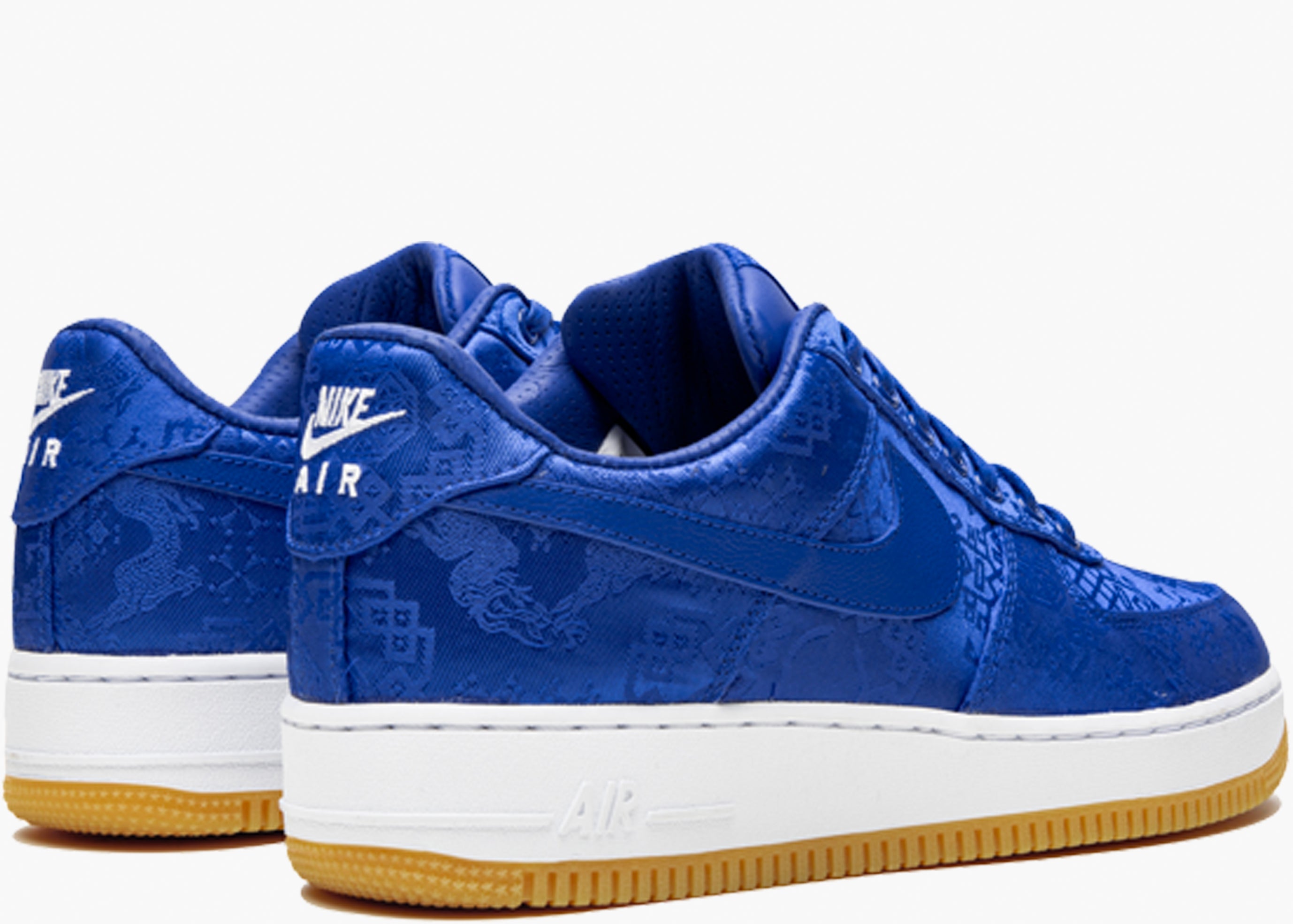 NIKE AIR FORCE 1 LOW X CLOT BLUE SILK CJ5290-400 HYPE CLOTHINGA LIMITED EDITION