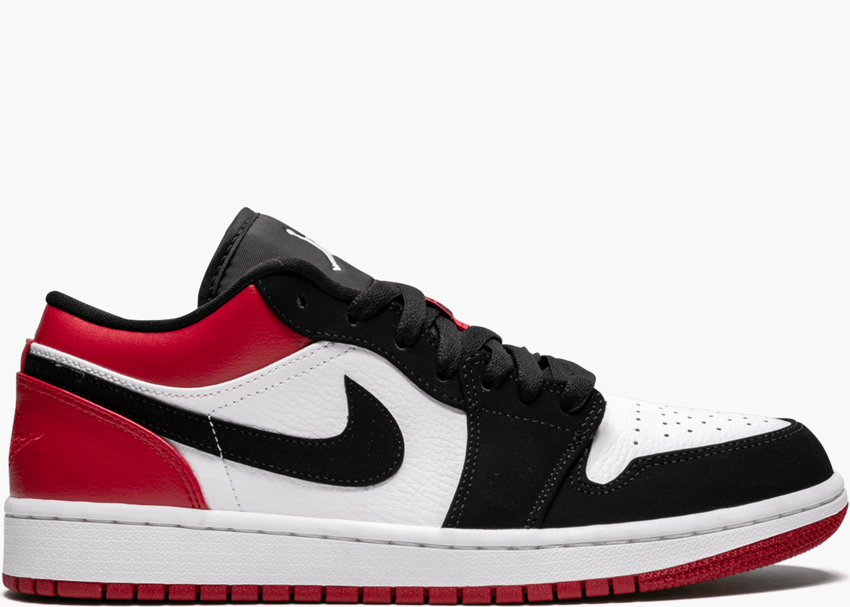NIKE AIR JORDAN 1 LOW BLACK TOE 553558-116 HYPE CLOTHINGA LIMITED EDITION