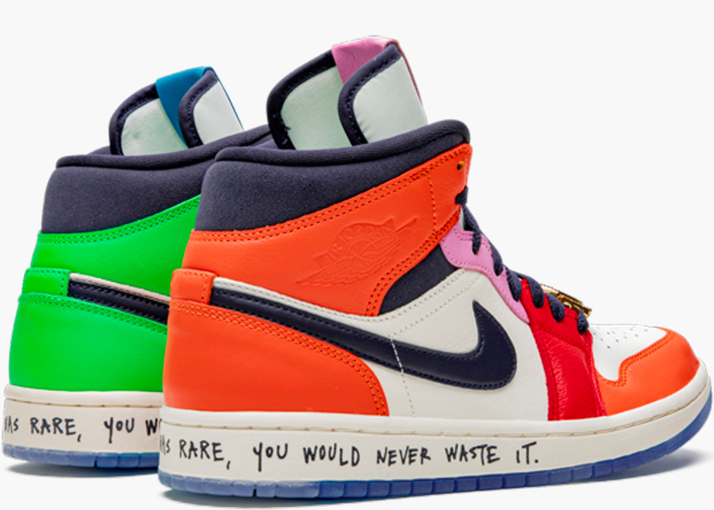 NIKE AIR JORDAN 1 MID MELODY EHSANI CQ7629-100 HYPE CLOTHINGA LIMITED EDITION