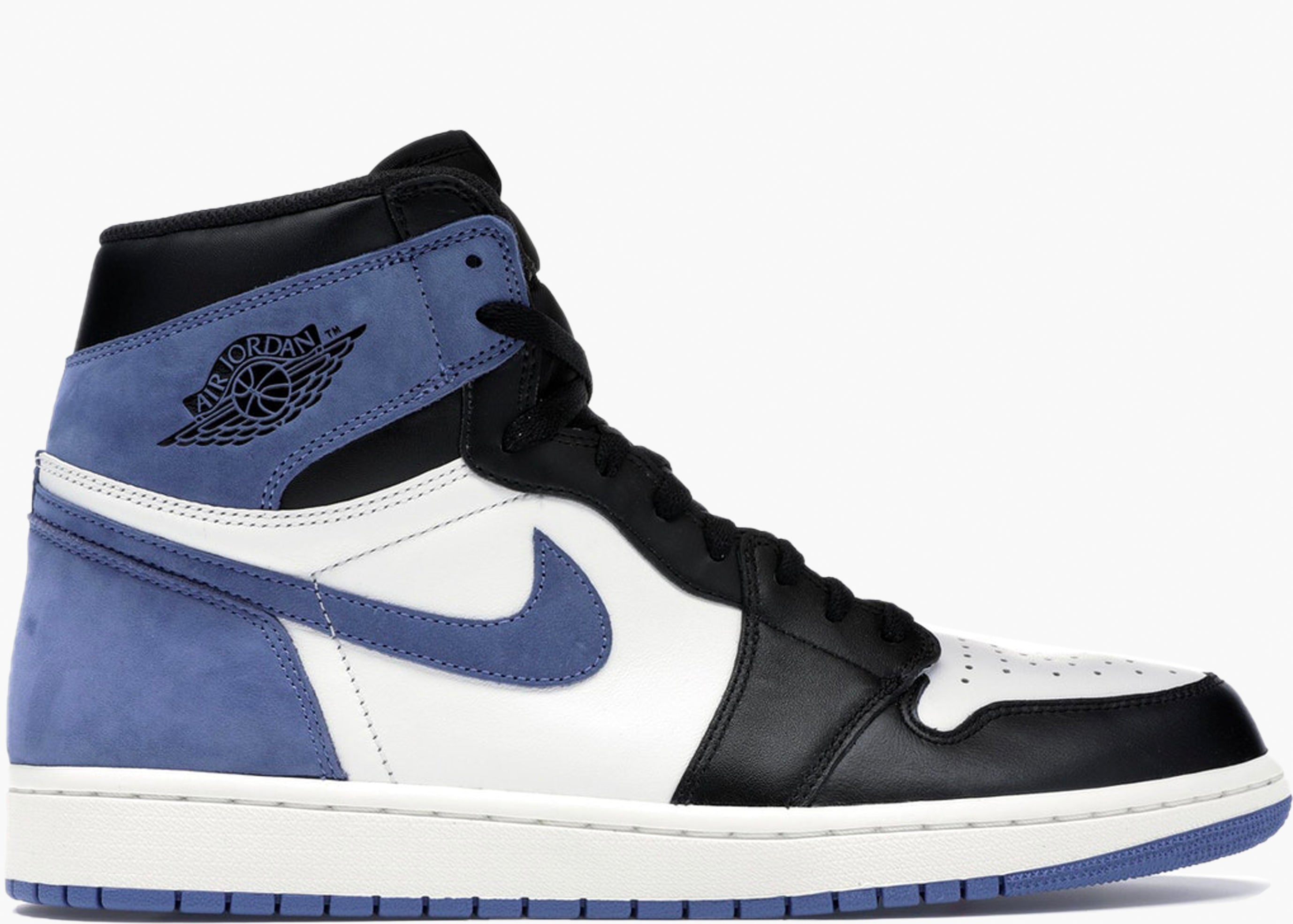 NIKE AIR JORDAN 1 RETRO HIGH BLUE MOON 555088-115 HYPE CLOTHINGA LIMITED EDITION