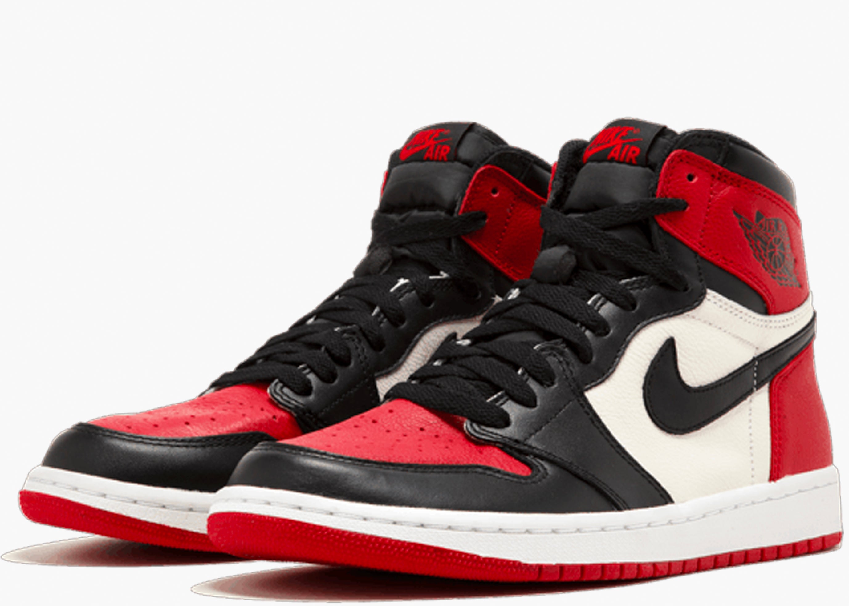 NIKE AIR JORDAN 1 RETRO HIGH OG BRED TOE 555088-610 HYPE CLOTHINGA LIMITED EDITION