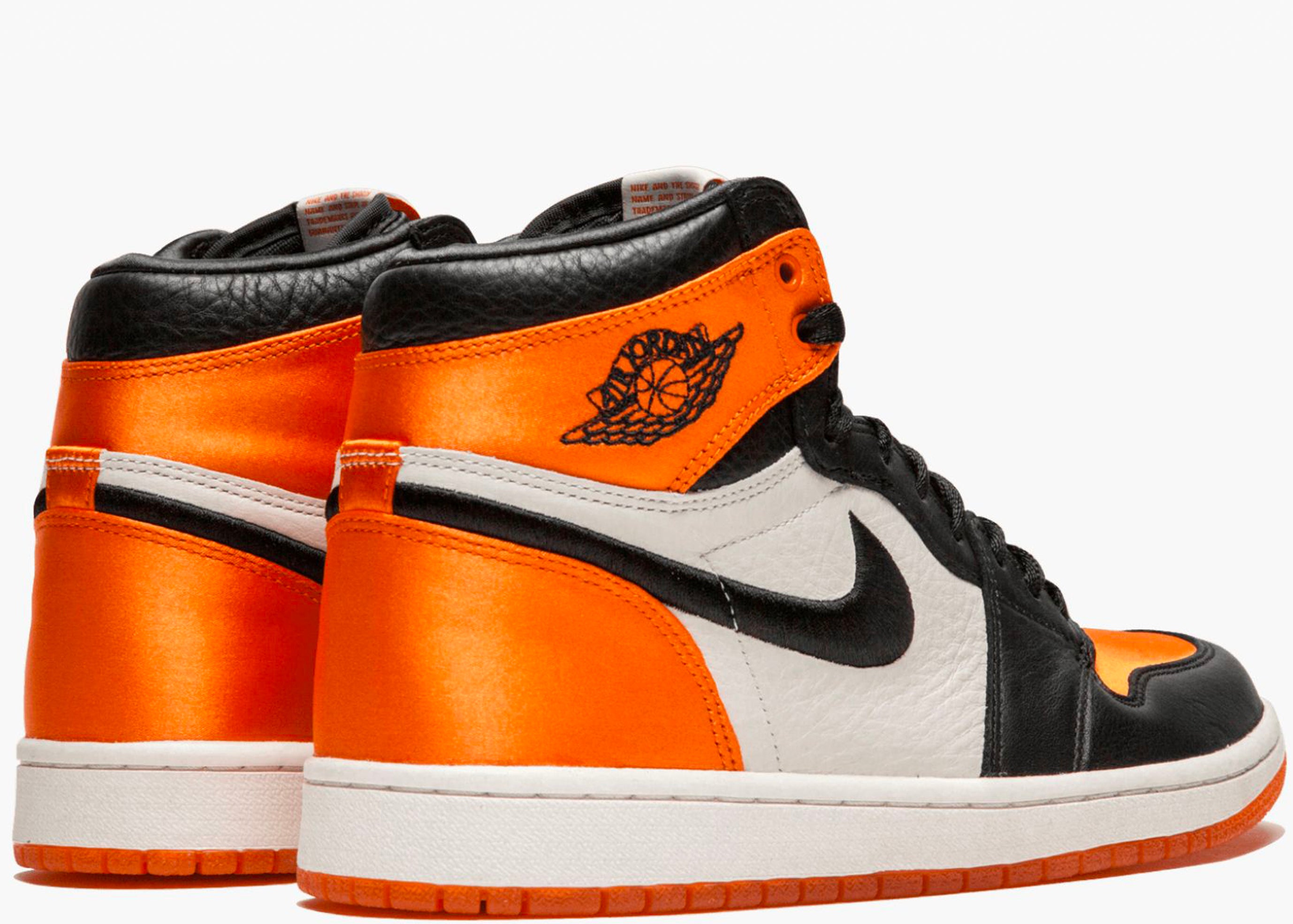 NIKE AIR JORDAN 1 RETRO HIGH SATIN SHATTERED BACKBOARD AV3725-010 HYPE CLOTHINGA LIMITED EDITION
