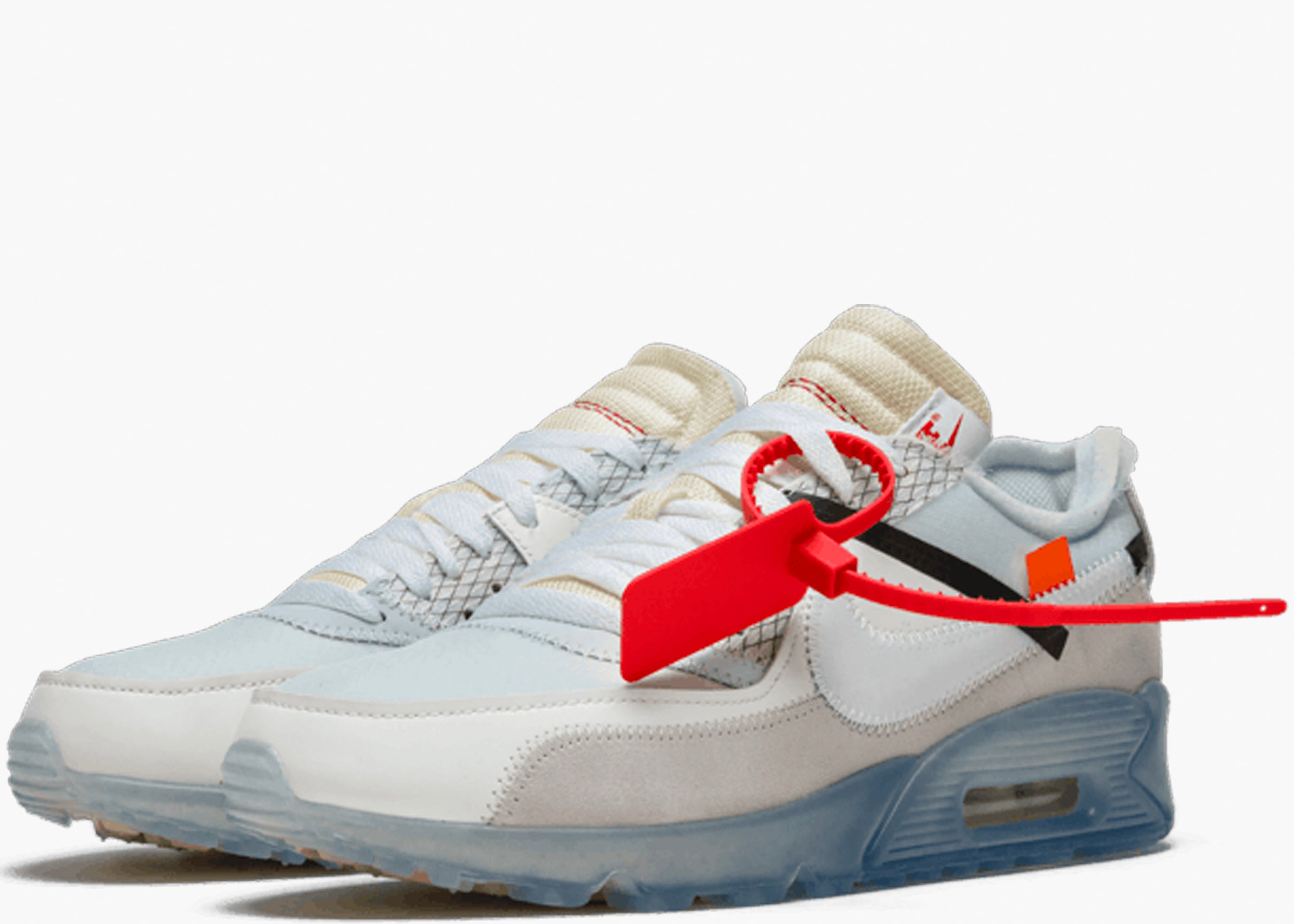 NIKE AIR MAX 90 OFF-WHITE OG AA7293-100 HYPE CLOTHINGA LIMITED EDITION