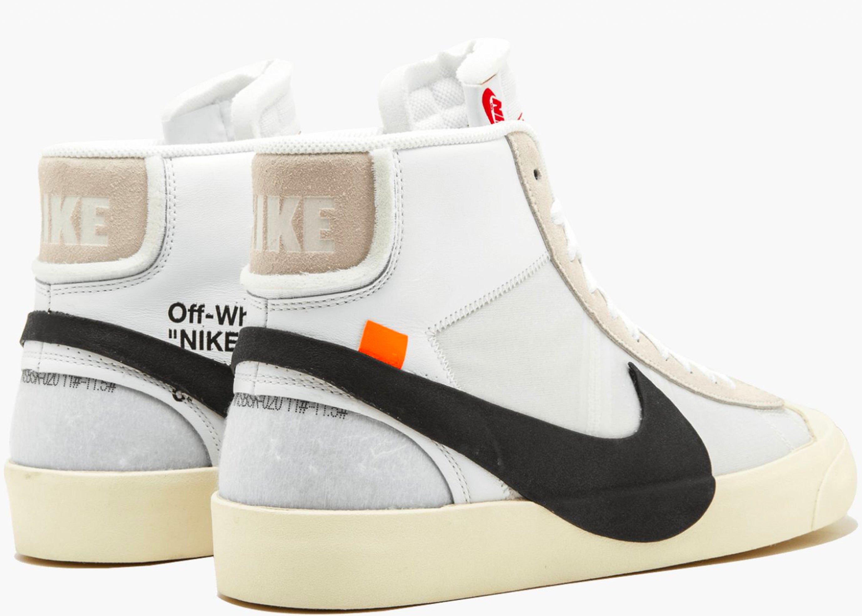 NIKE BLAZER MID OFF-WHITE OG AA3832-100 HYPE CLOTHINGA LIMITED EDITION
