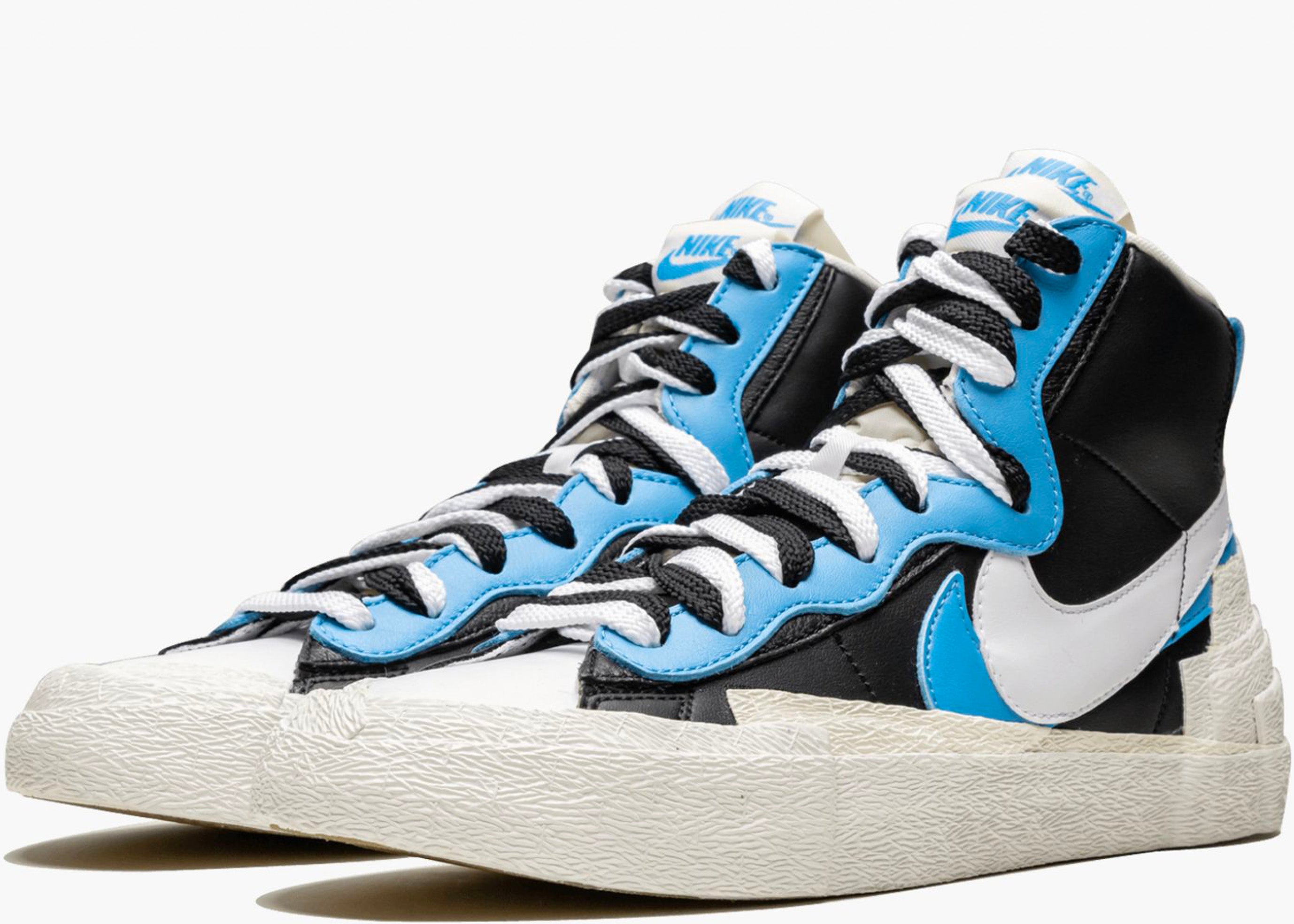NIKE BLAZER MID X SACAI LEGEND BLUE BV0072-001 HYPE CLOTHINGA LIMITED EDITION