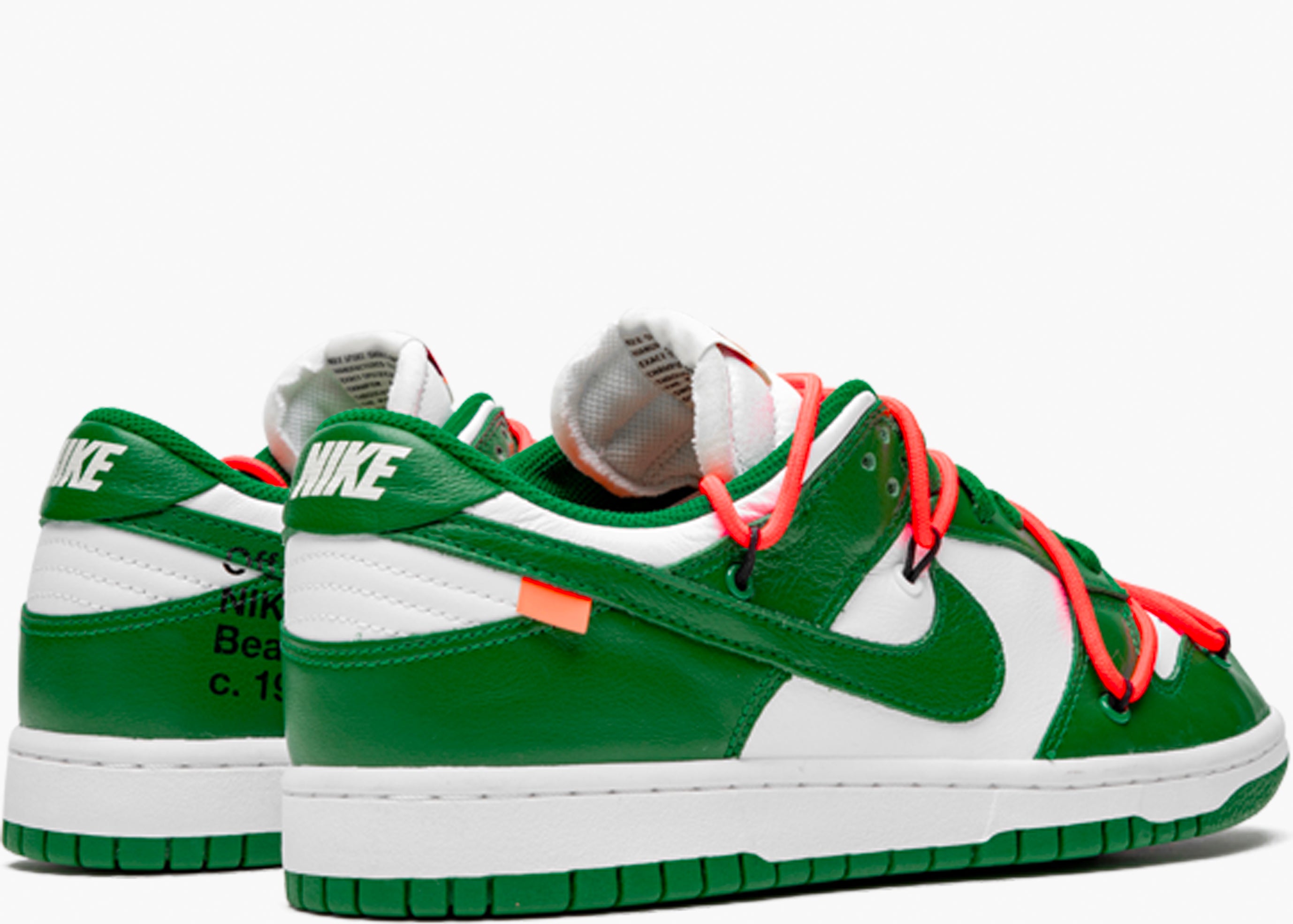 NIKE DUNK LOW X OFF-WHITE PINE GREEN CT0856-100 HYPE CLOTHINGA LIMITED EDITION