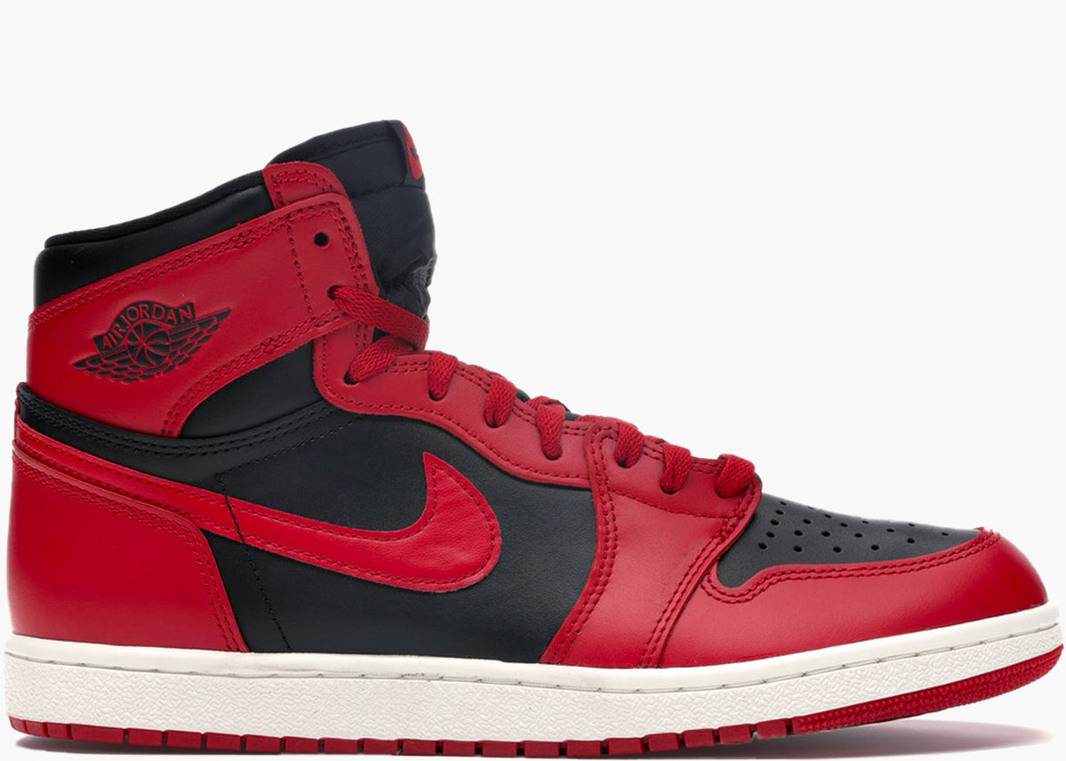 NIKE JORDAN 1 RETRO HIGH 85 VARSITY RED BQ4422-600 HYPE CLOTHINGA LIMITED EDITION