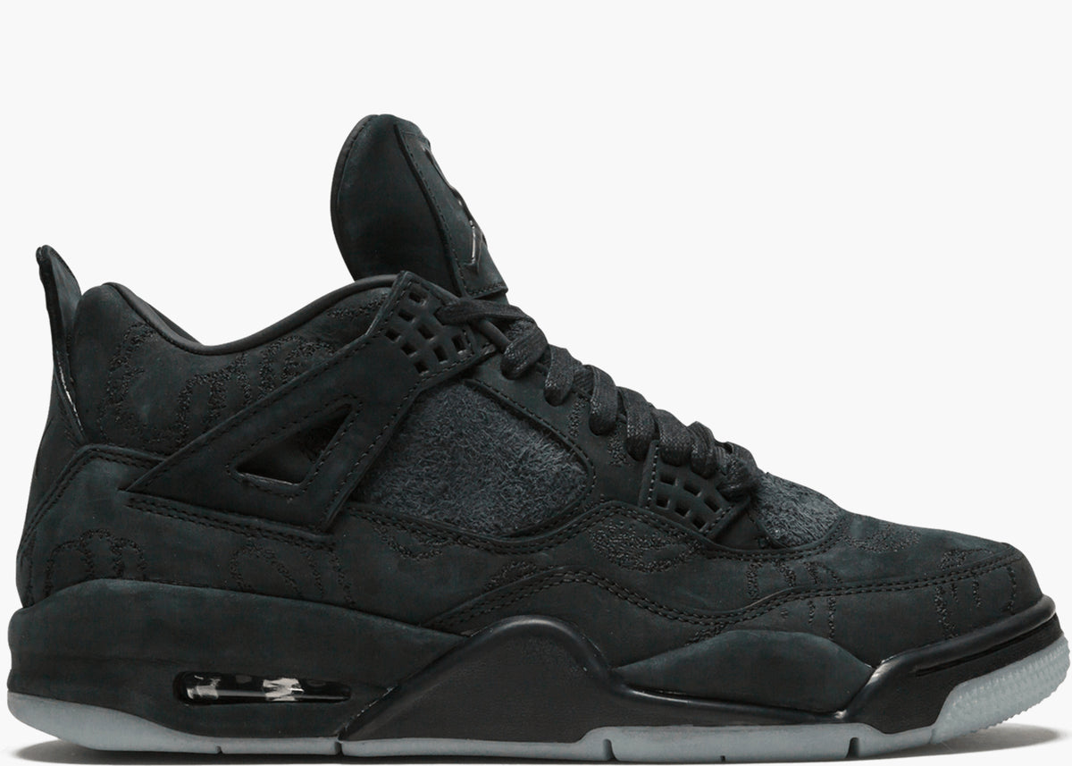 NIKE JORDAN 4 RETRO X KAWS BLACK 930155-001 HYPE CLOTHINGA LIMITED EDITION