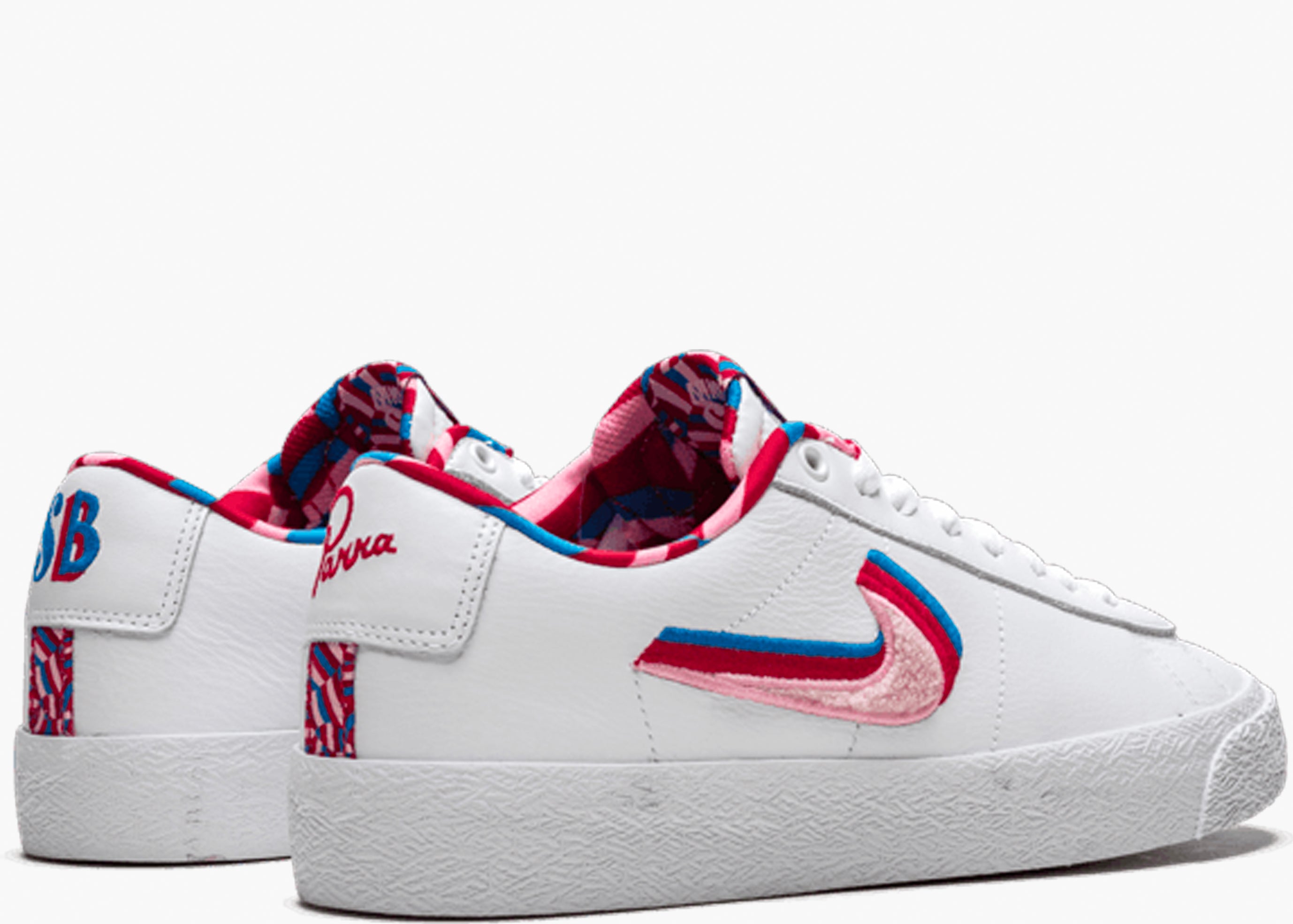 NIKE SB BLAZER LOW PARRA CN4507-100 HYPE CLOTHINGA LIMITED EDITION