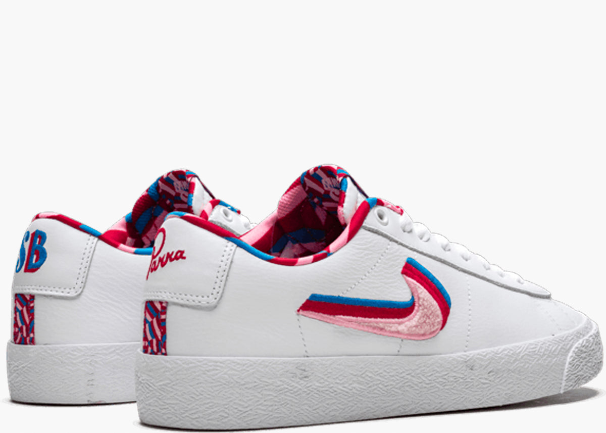 NIKE SB BLAZER LOW PARRA CN4507-100 HYPE CLOTHINGA LIMITED EDITION