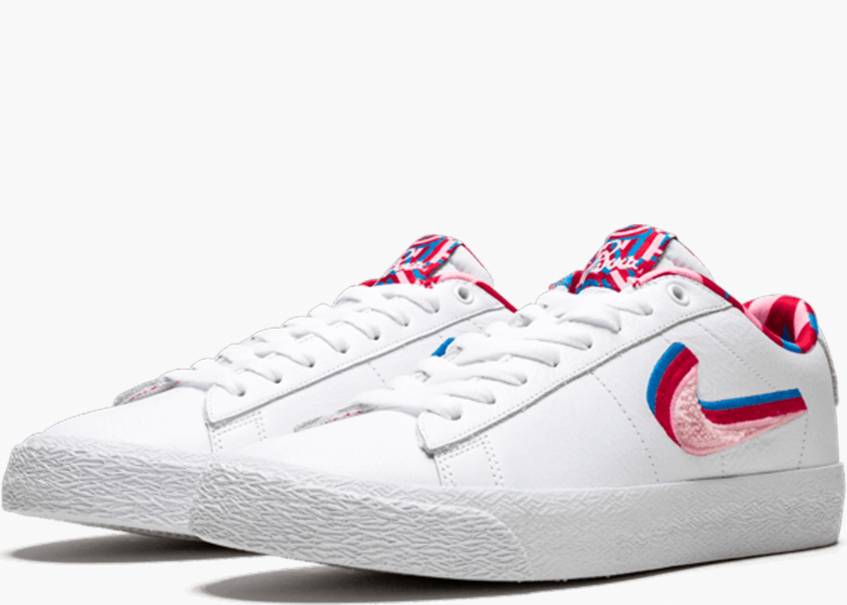 NIKE SB BLAZER LOW PARRA CN4507-100 HYPE CLOTHINGA LIMITED EDITION