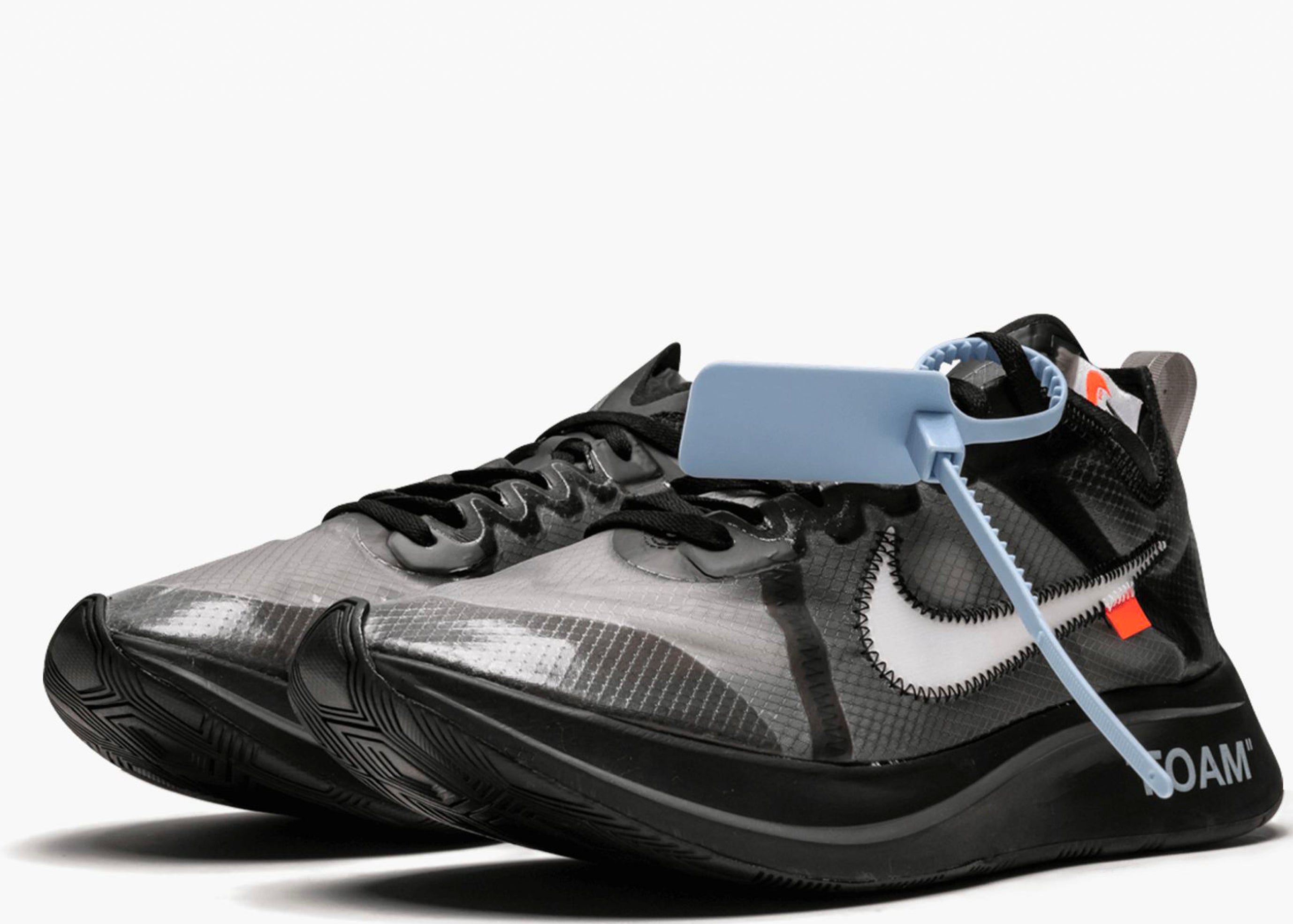 NIKE ZOOM FLY X OFF-WHITE BLACK AJ4588-001 HYPE CLOTHINGA LIMITED EDITION