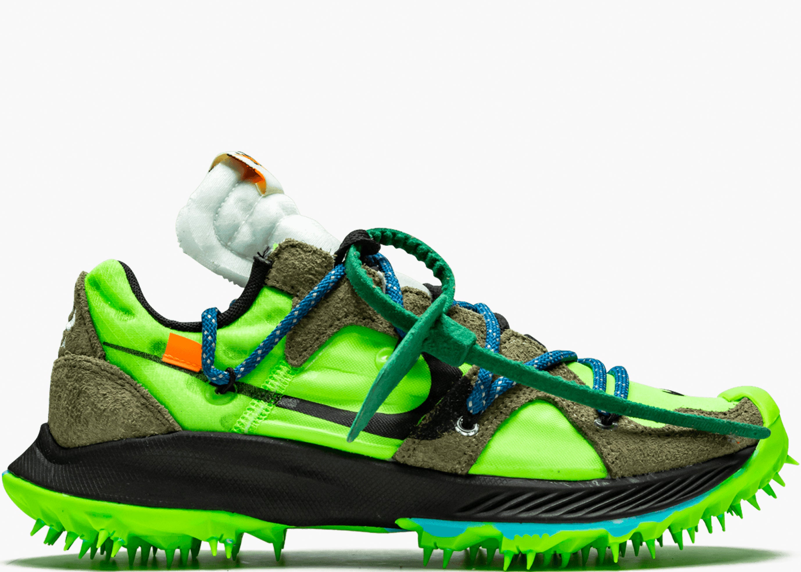 NIKE ZOOM TERRA KIGER 5 X OFF-WHITE W GREEN CD8179-300 HYPE CLOTHINGA LIMITED EDITION