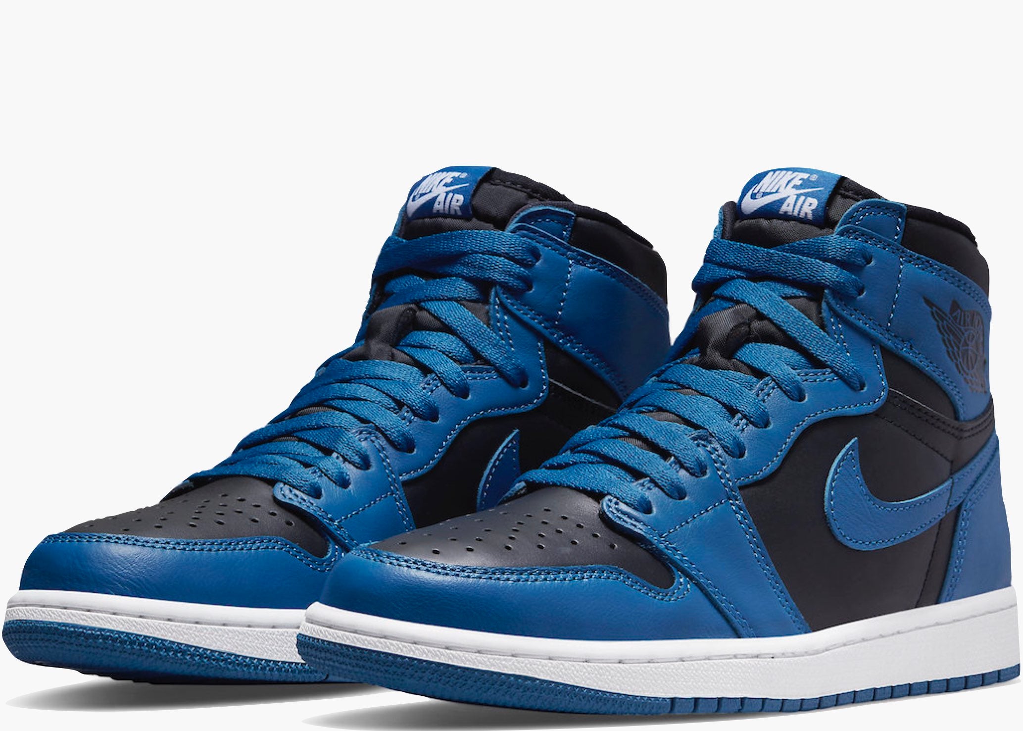 NIke Air Jordan 1 Retro High OG Dark Marina Blue Hype Clothinga Limited Edition