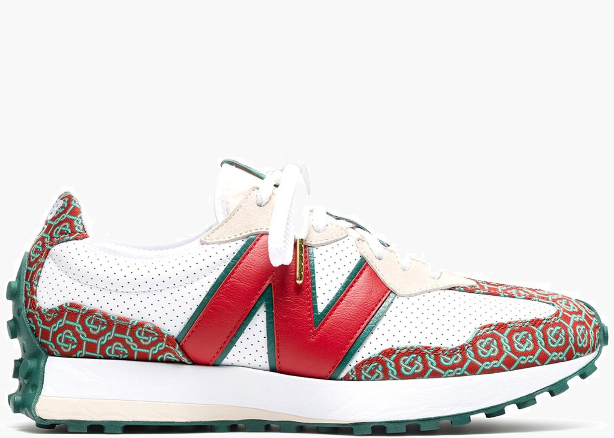 Red Monogram New Balance 327 Casablanca New Balance Casablanca Red