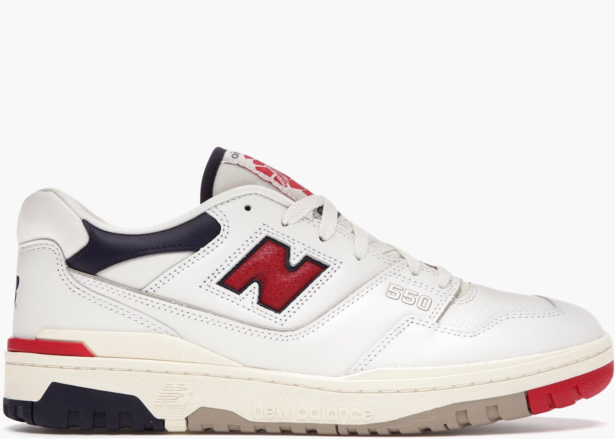 New Balance 550 Aime Leon Dore White Navy Red